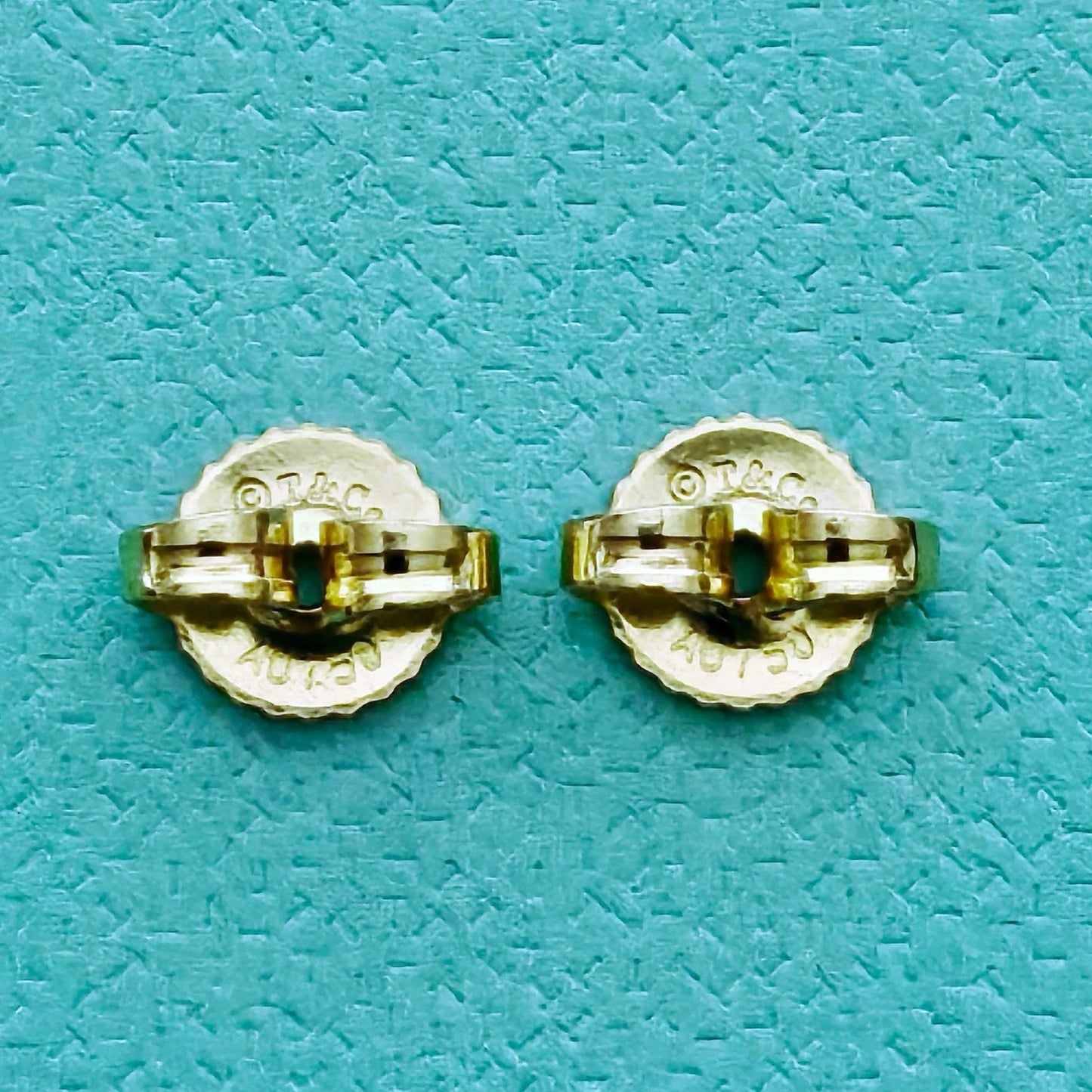 Tiffany & Co. Jean Schlumberger Lynn Earrings 18k Yellow Gold/Platinum 0.28 CTW