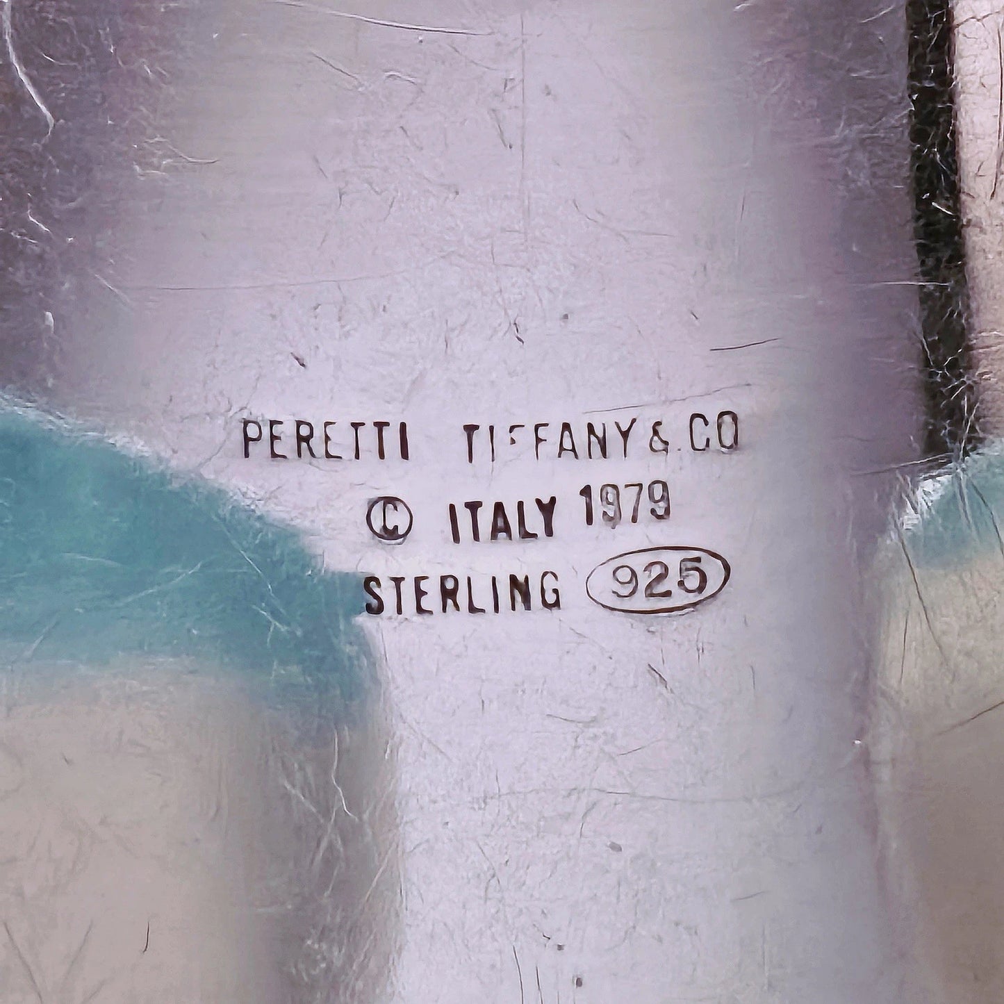 RARE Vintage 1979 Tiffany & Co. Elsa Peretti Libra Cuff Sterling Silver Bracelet