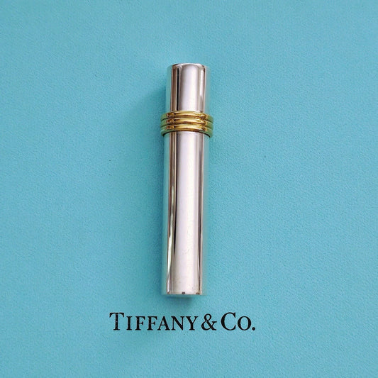 RARE Vintage Tiffany & Co. Manicure SS Sterling Silver Gold Tone Nail Care Set