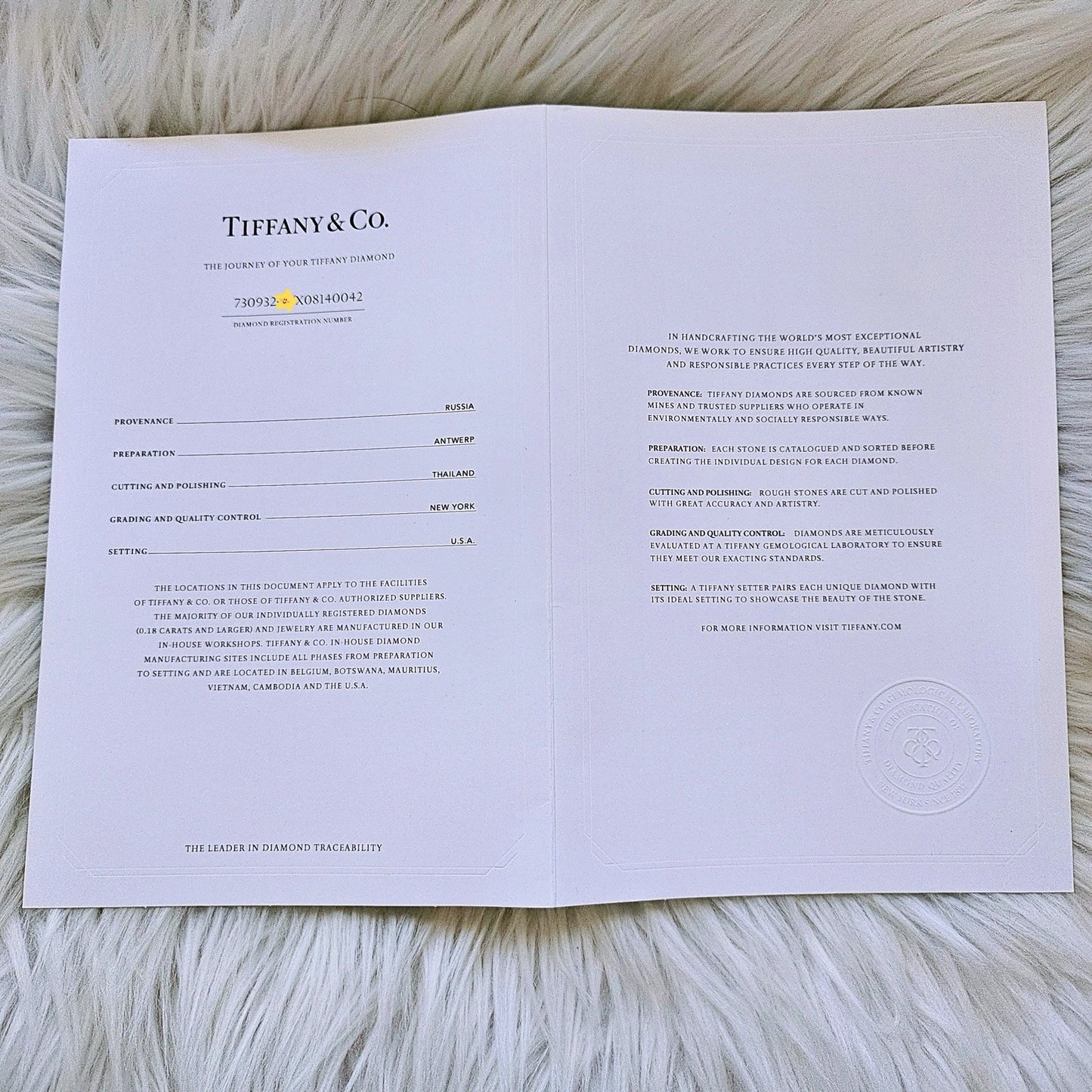 $3,500 Tiffany & Co. Solitaire Platinum Diamond Engagement Ring .33 TCW H VVS1