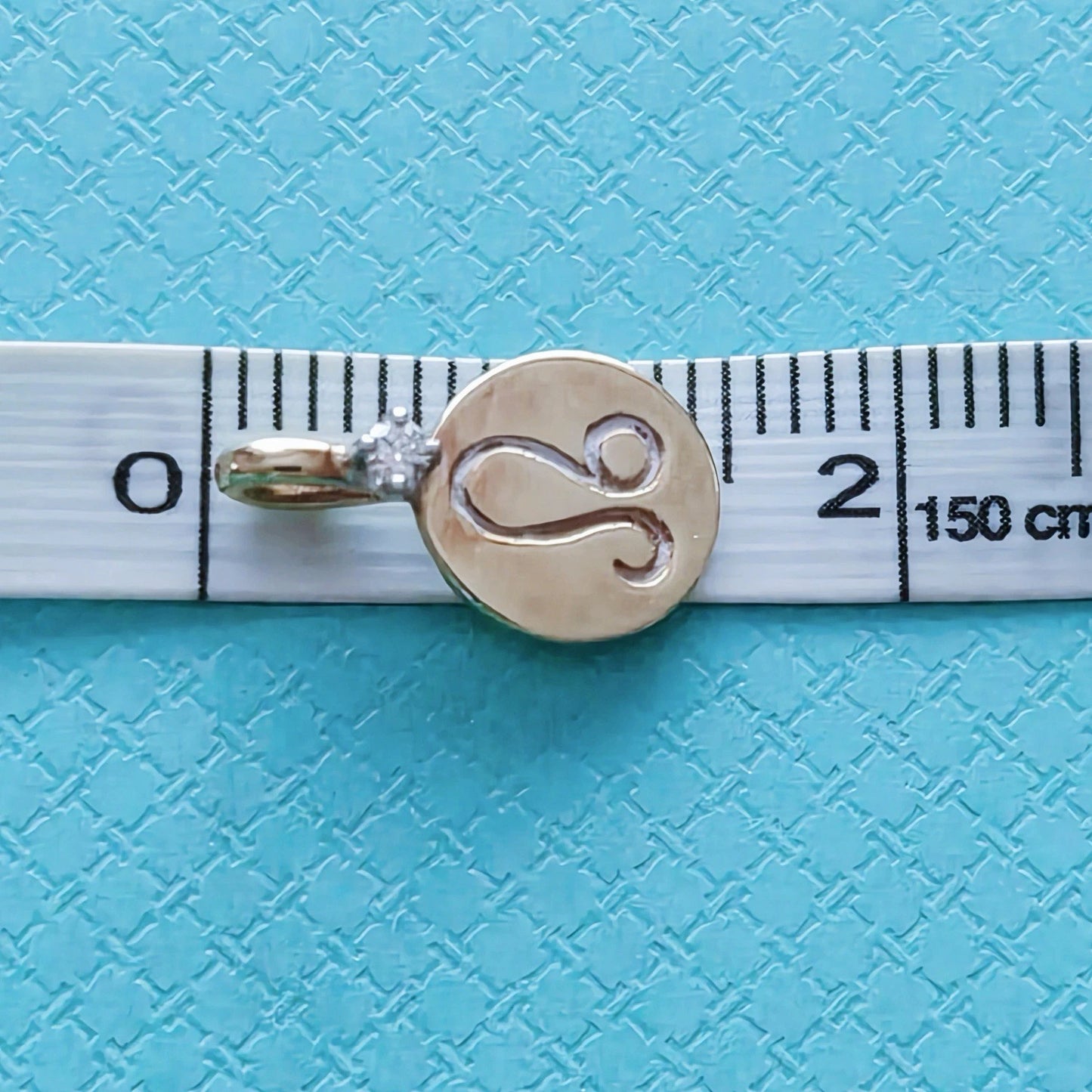 Vintage Tiffany & Co. 14k Yellow Gold Diamond Leo Zodiac Pendant Charm