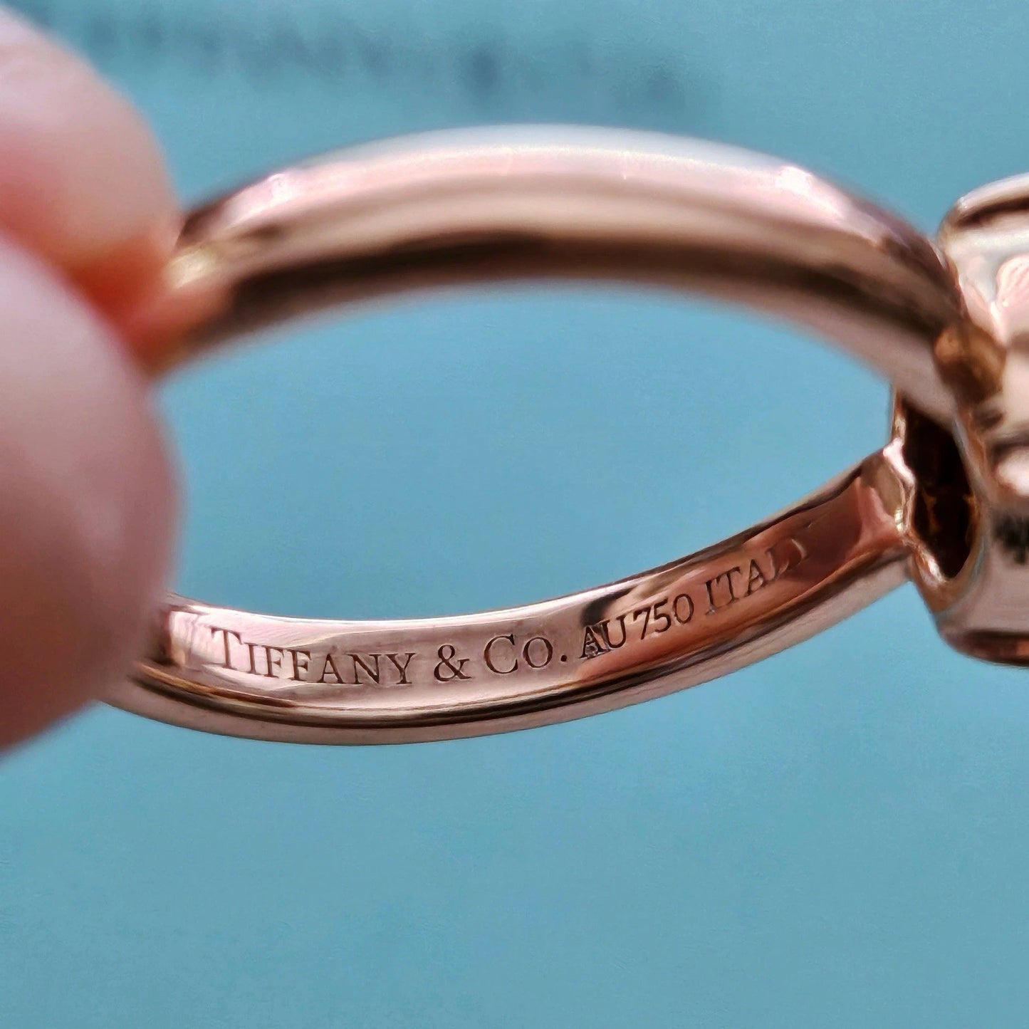 RARE Tiffany & Co. Spinel Sugar Stack 18K Rose Gold Paloma Picasso Ring 4 US