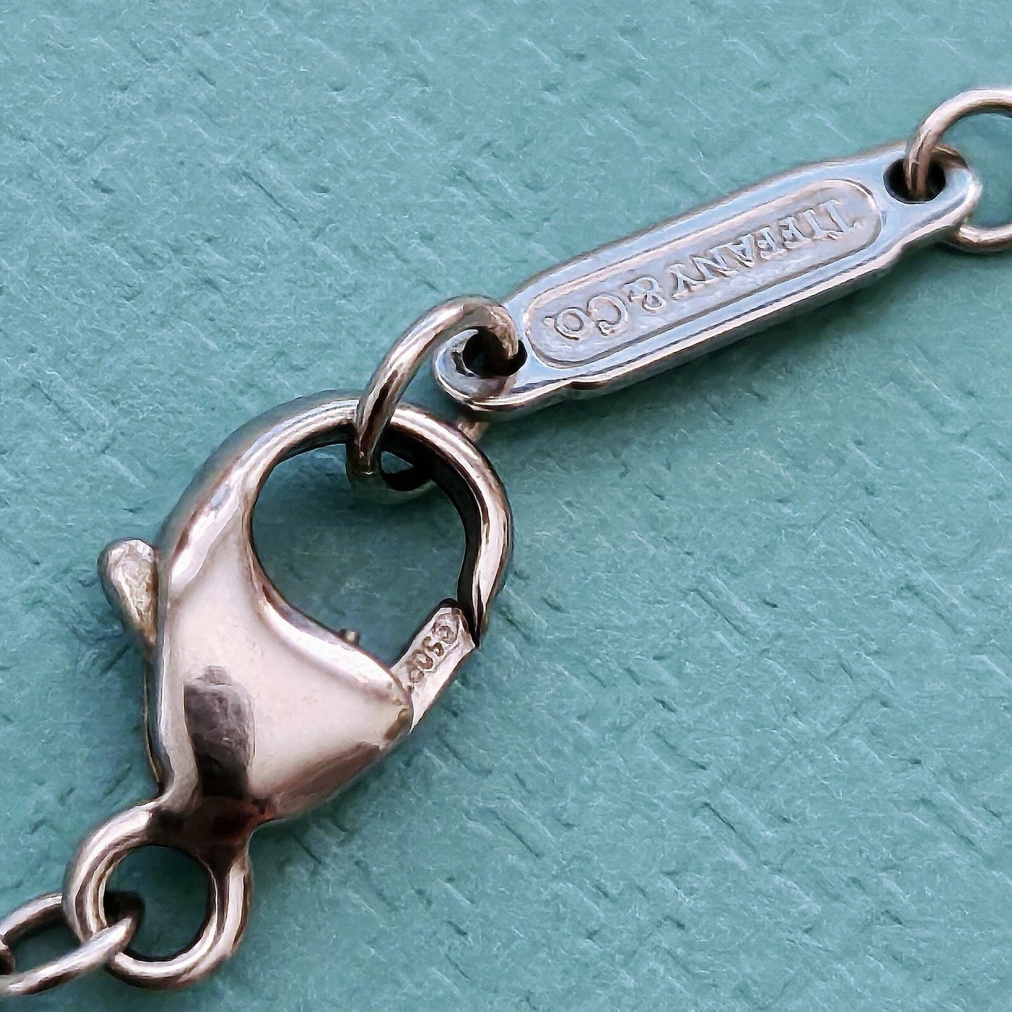 RARE Tiffany & Co. Platinum Diamond Jazz Double Drop Pendant Necklace