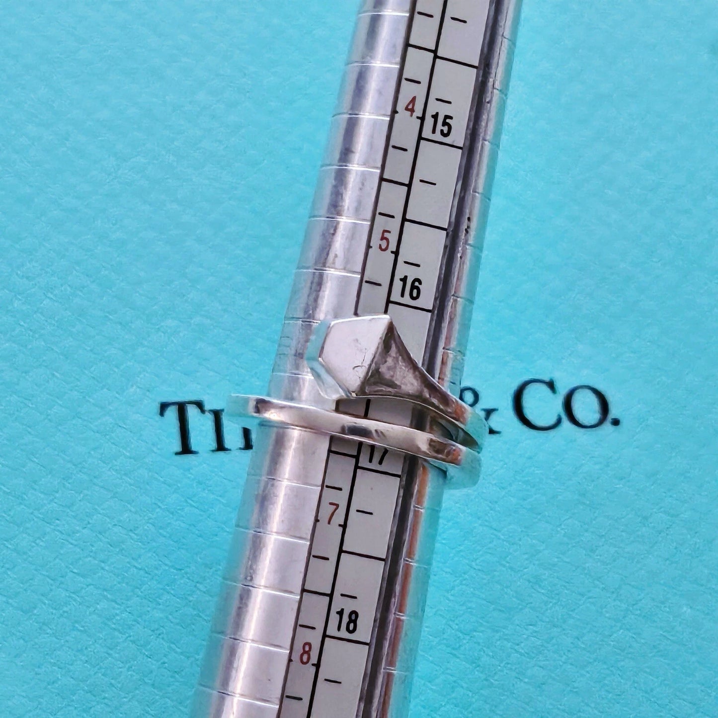 EXTREMELY RARE Vintage Tiffany & Co. Elsa Peretti Sterling Siver Nail Ring 6.25