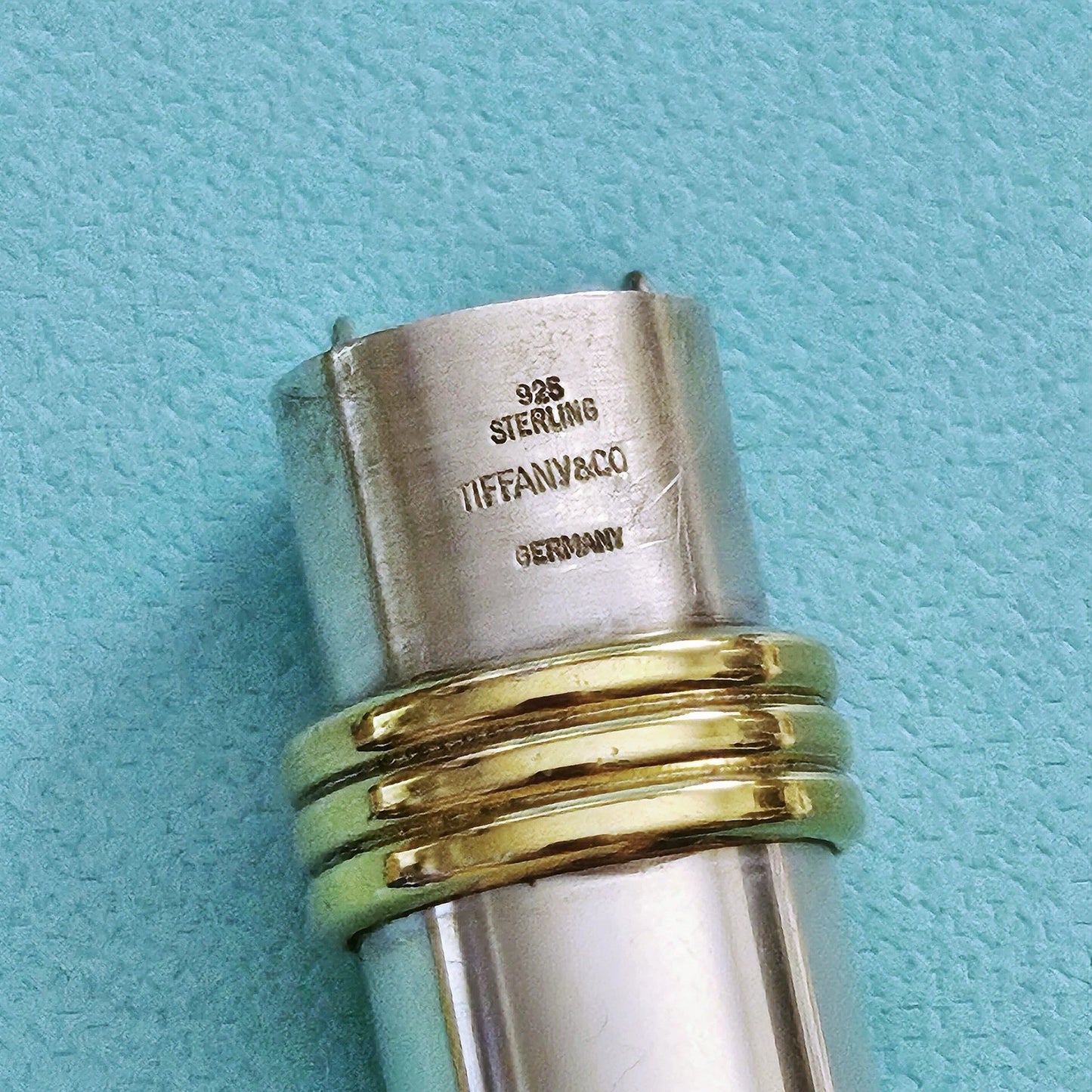 RARE Vintage Tiffany & Co. Manicure SS Sterling Silver Gold Tone Nail Care Set