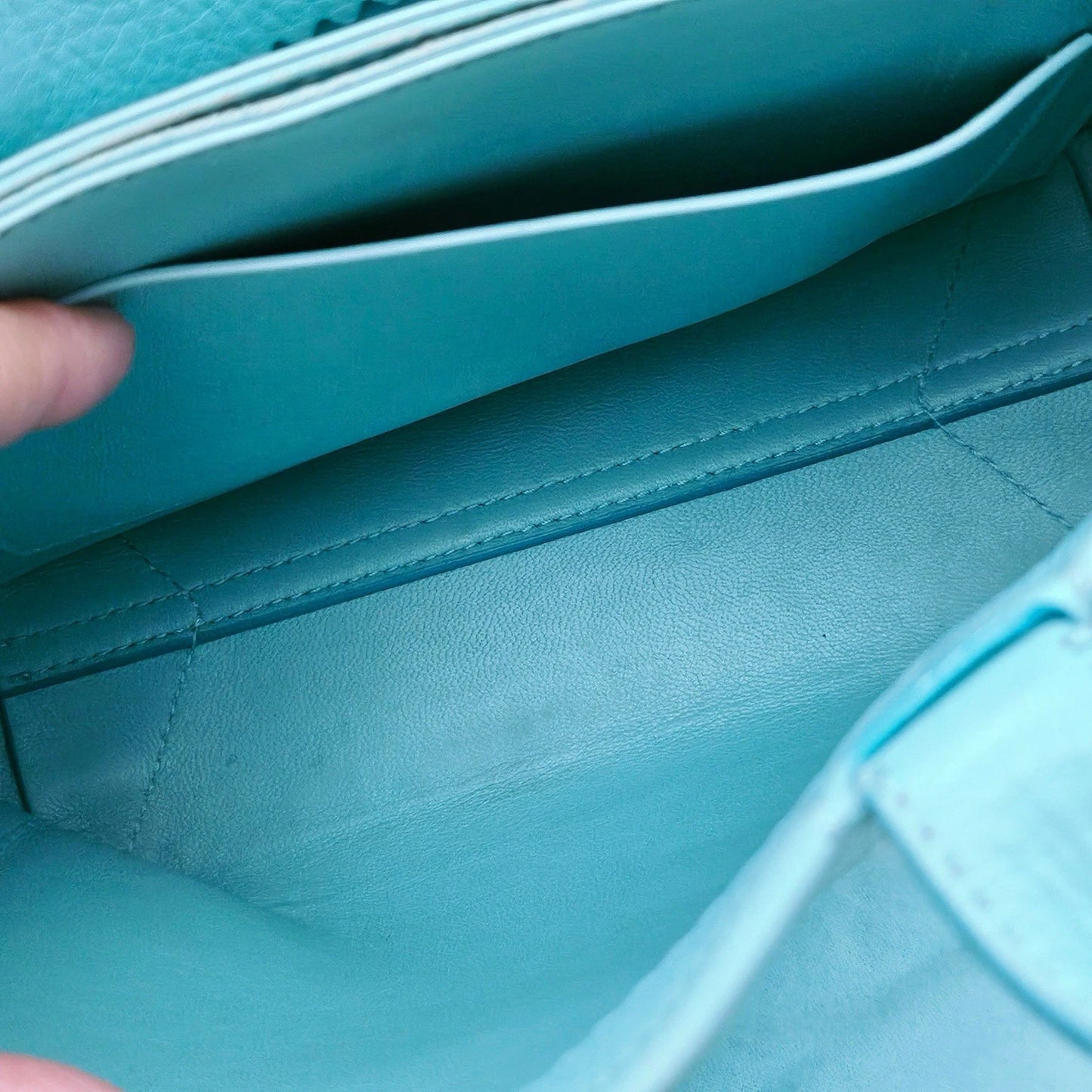 Super RARE Tiffany & Co. Micro White Brushtroke Grain Calfskin Leather Tote Bag