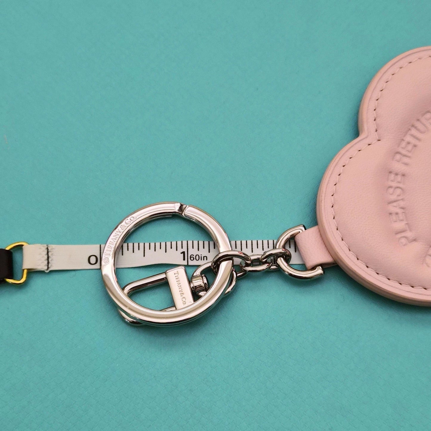 Tiffany & Co. Padded Bag Charm in Tiffany Baby Pink Italy Leather