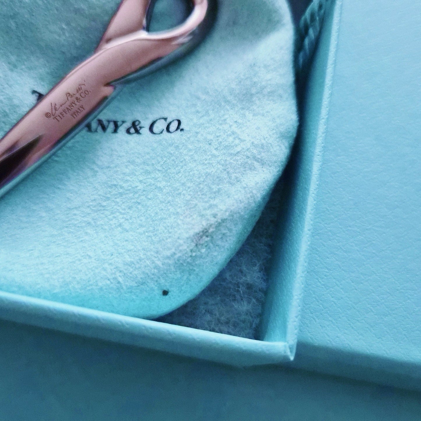 RARE Retired Tiffany & Co. Elsa Peretti Ruthenium Padova Letter Opener 3”