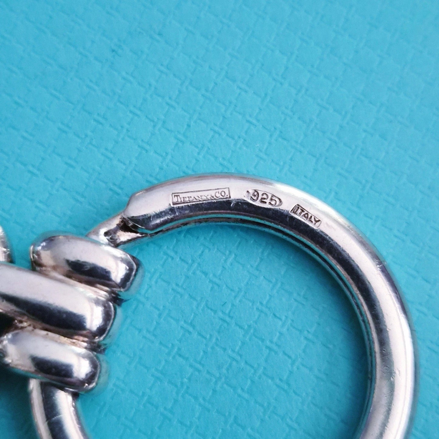RARE Vintage Tiffany & Co. Sterling Silver Golf Club Key Ring Keychain
