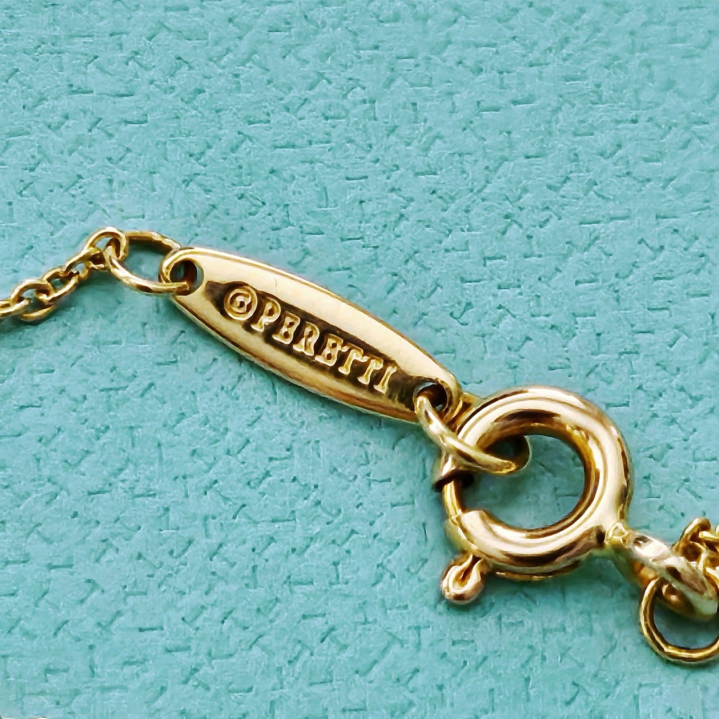 $2,175 Tiffany & Co. Elsa Peretti Diamond By The Yard 18k Yellow Gold Bracelet