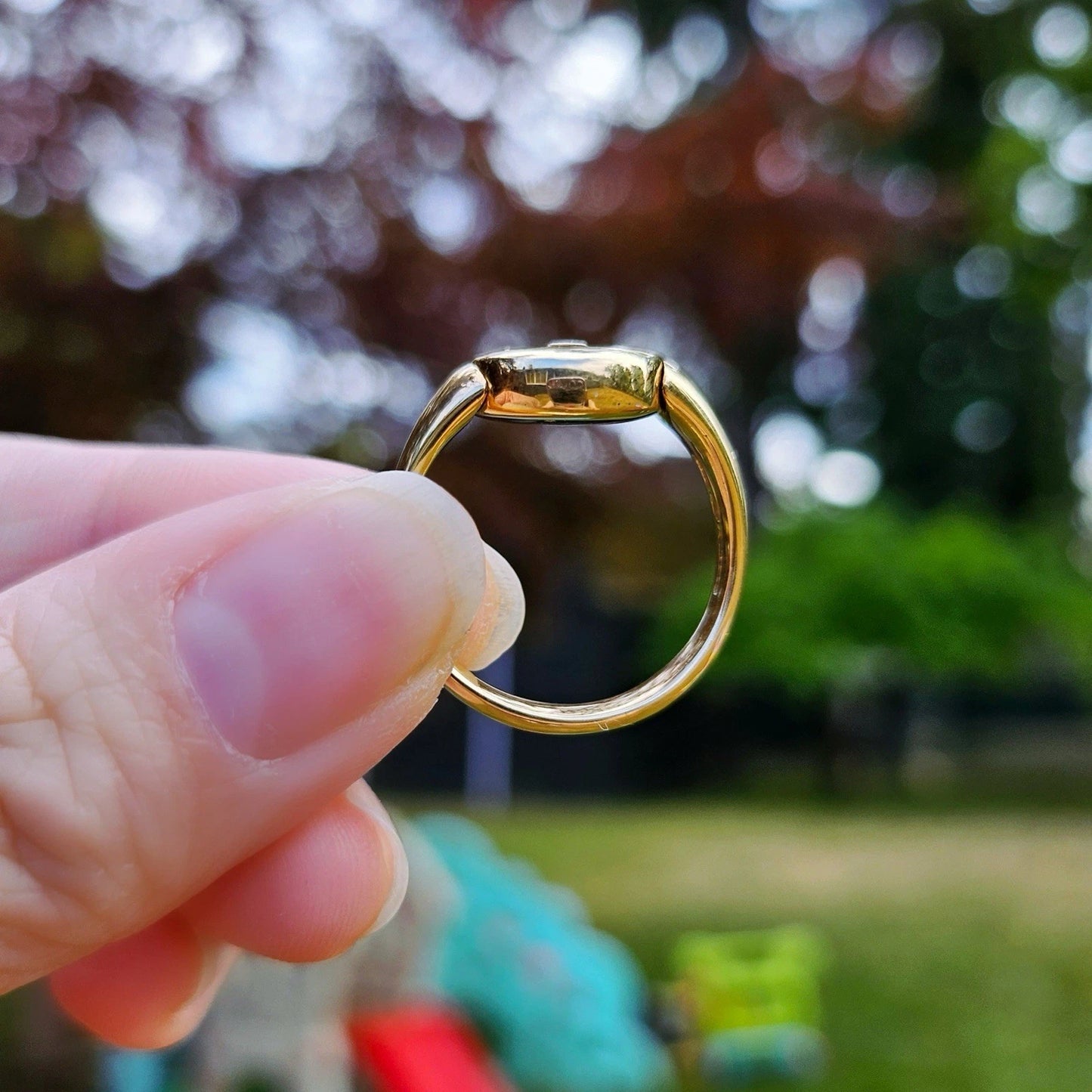 ULTRA RARE Vintage Tiffany & Co 18k Gold Flip Signet Ring OOAK Reversible Design