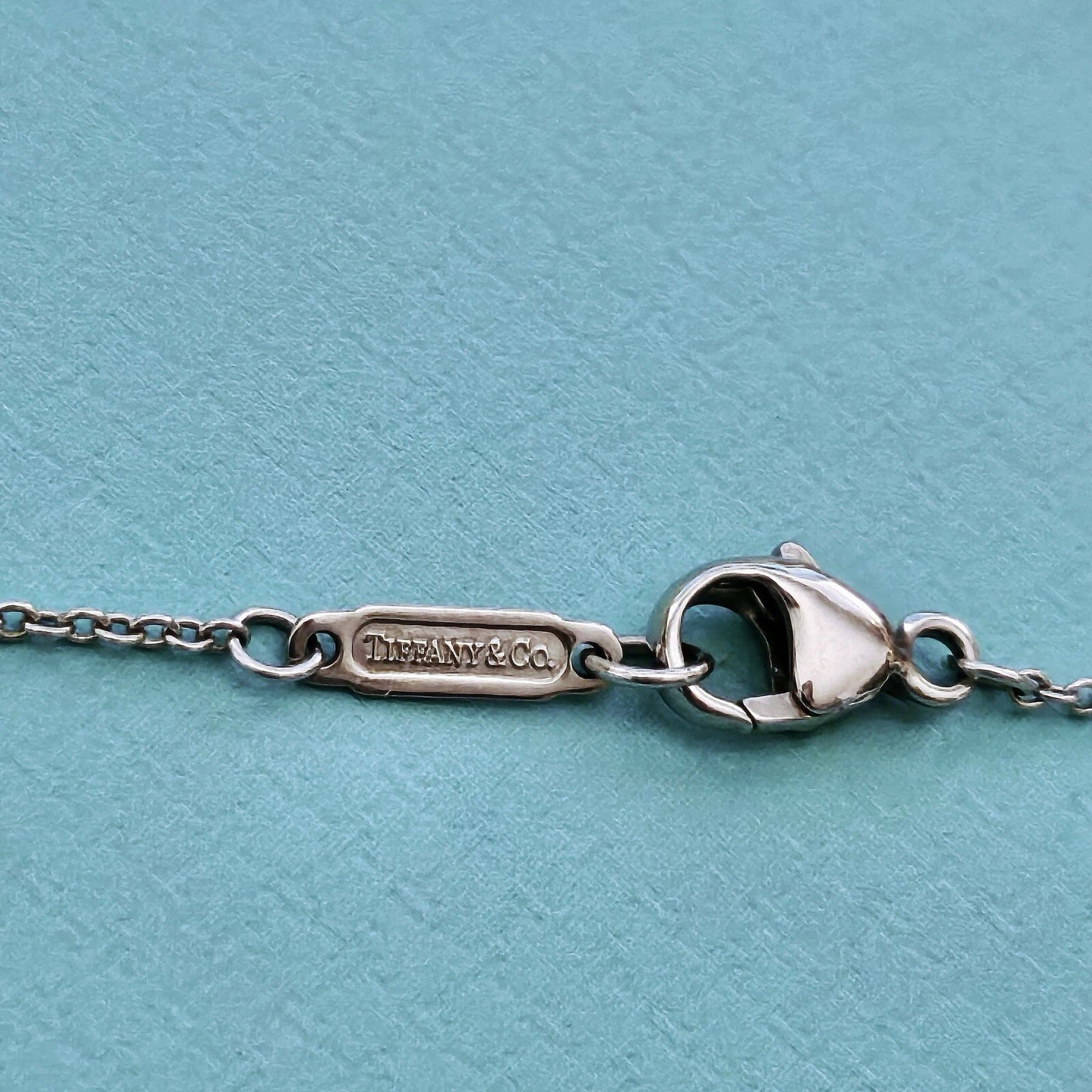 RARE Tiffany & Co. Platinum Diamond Jazz Double Drop Pendant Necklace