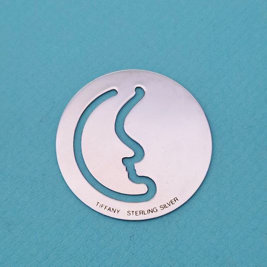 RARE Vintage Tiffany & Co. Cow Jumped Over The Moon Sterling Silver Bookmark