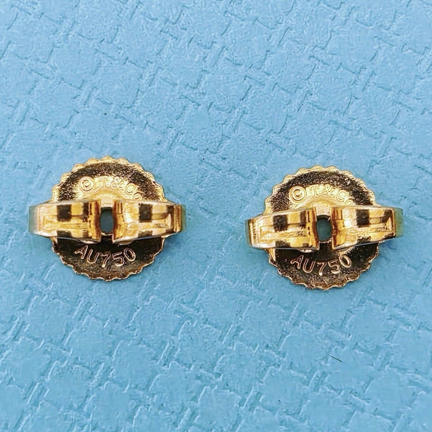 RARE Vintage Tiffany & Co. Schlumberger 18k Gold & Red Enamel Earrings