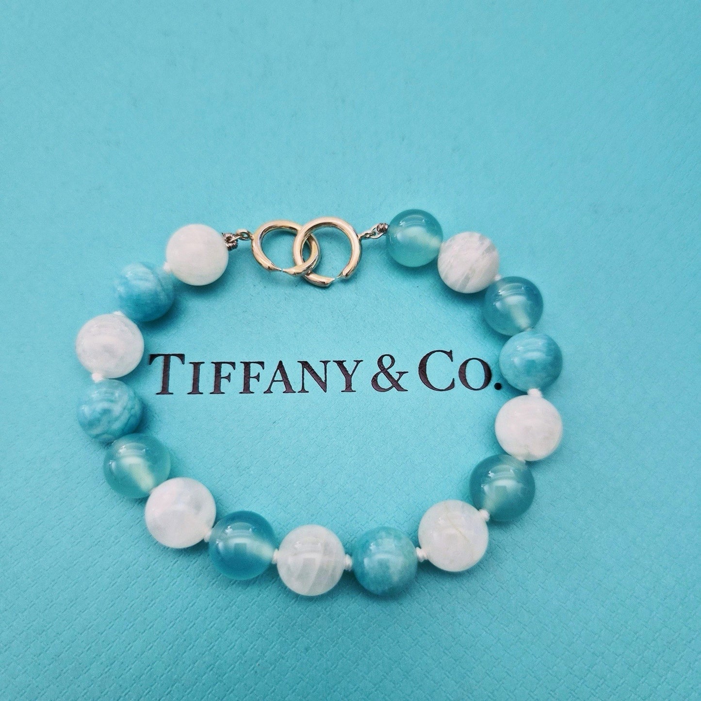 Tiffany & Co. Paloma Picasso Amazonite Moonstone Chalcedony Bracelet Necklace