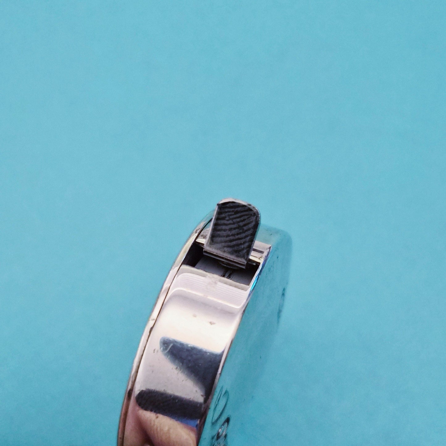 RARE Tiffany & Co. 1837 Retractable Tape Measure Silver Key Ring Keychain