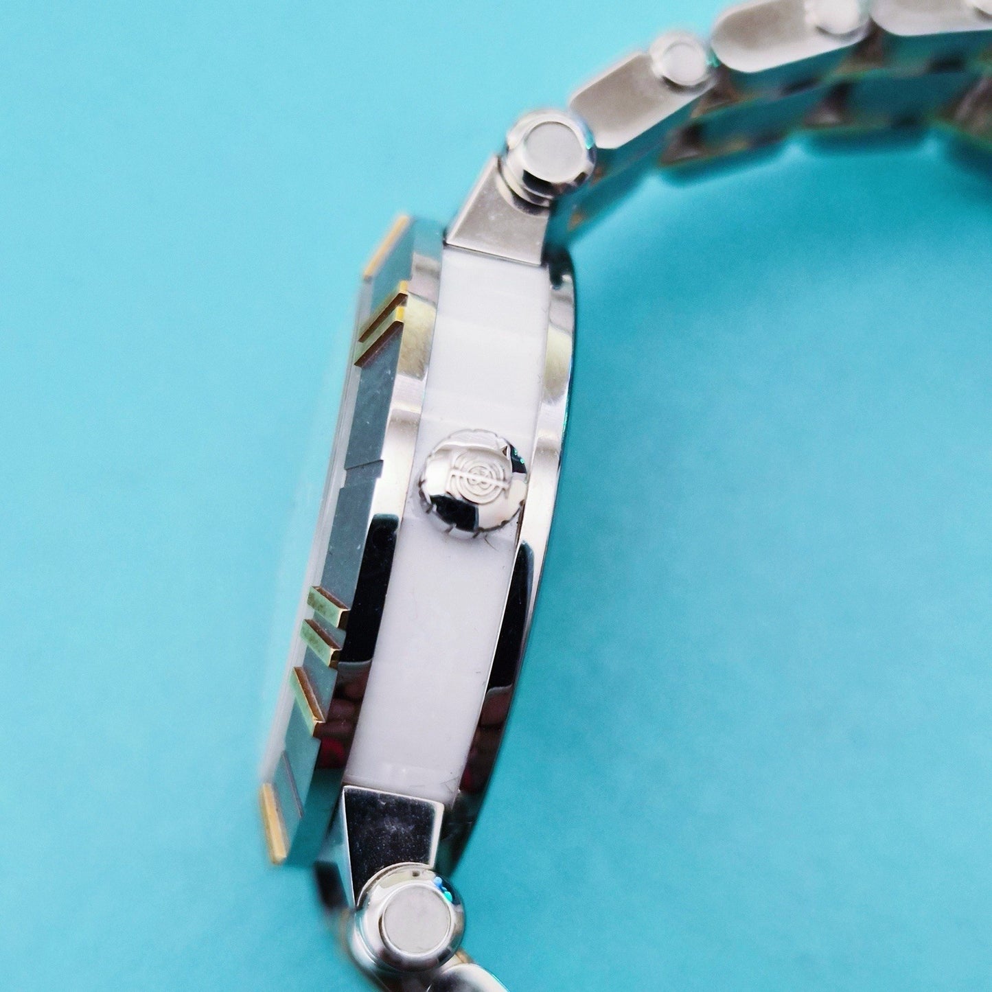 RARE Tiffany & Co. Stainless Steel Ceramic 18k Gold 30mm Atlas Automatic Watch