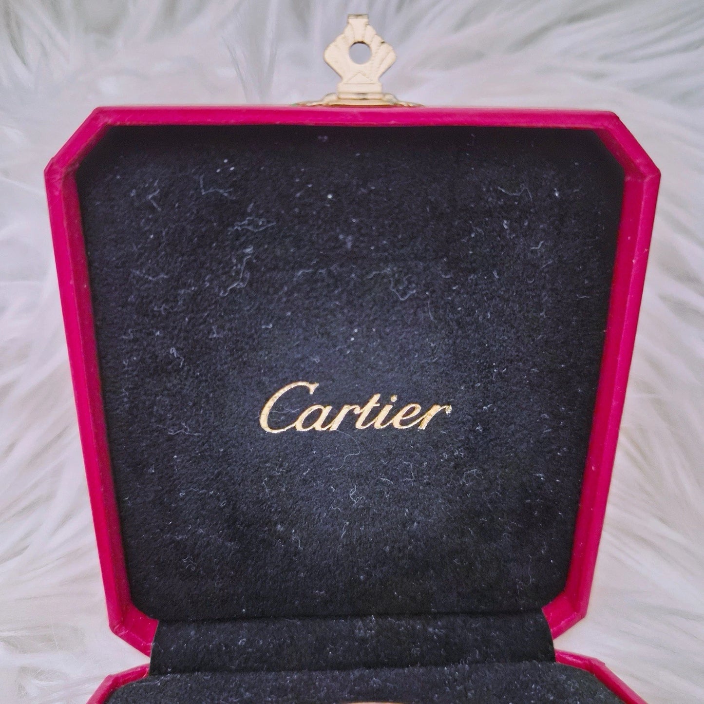 Vintage Cartier Baignoire Travel Desk Clock Swiss Made Rose Gold Tone w/ Box
