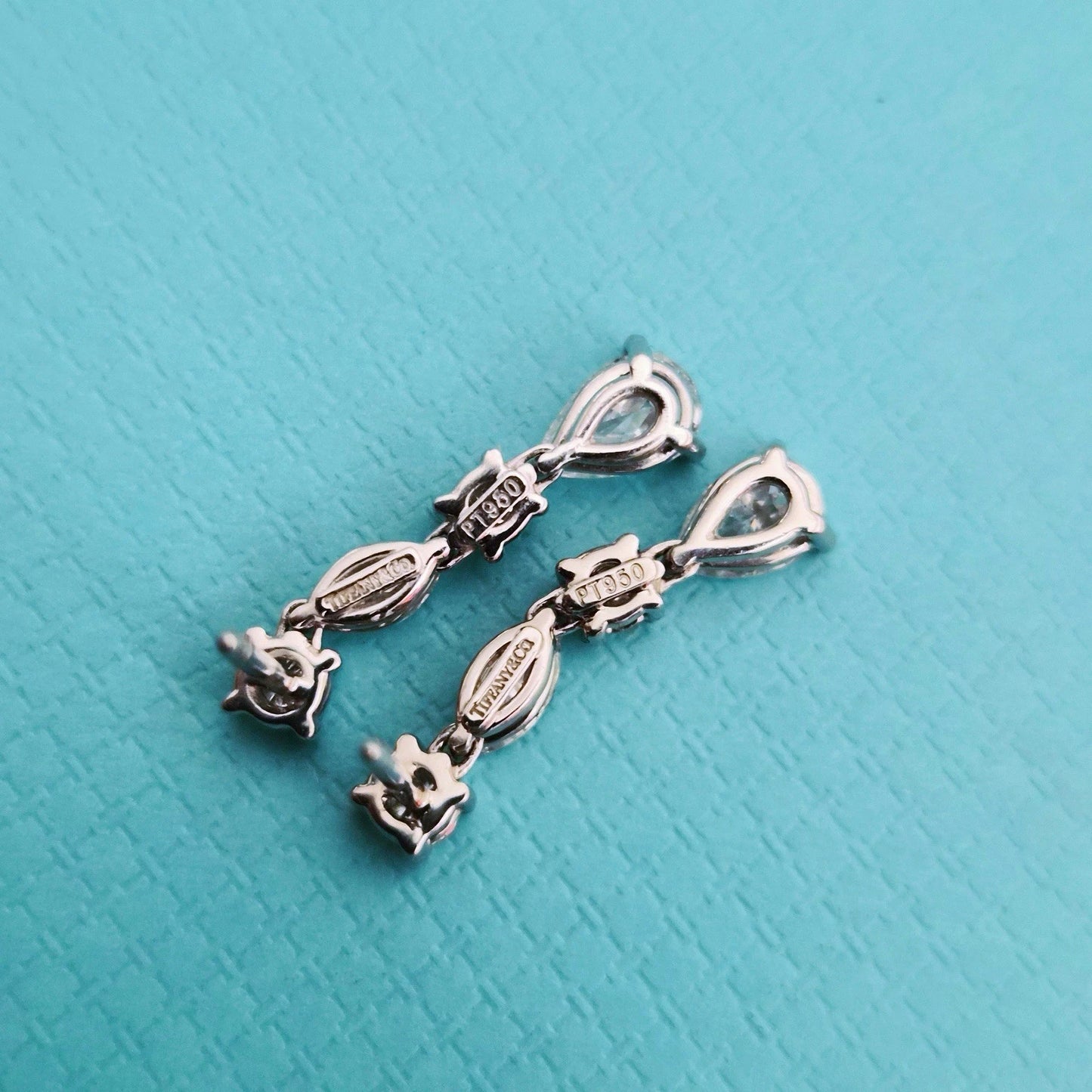Tiffany & Co. Jazz 1.70 TCW Diamond Drop Earrings Platinum PT950