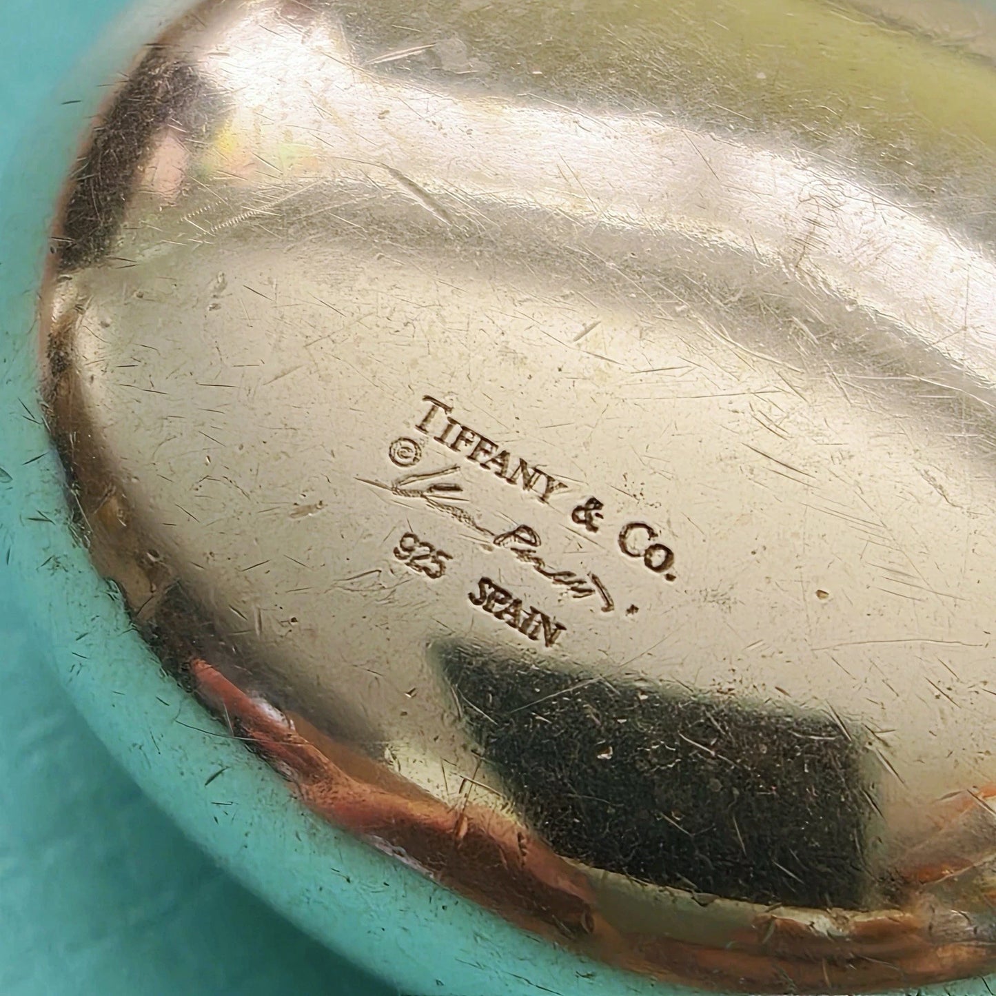 RARE Vintage Tiffany & Co. Elsa Peretti Open Bottle Sterling Silver Necklace