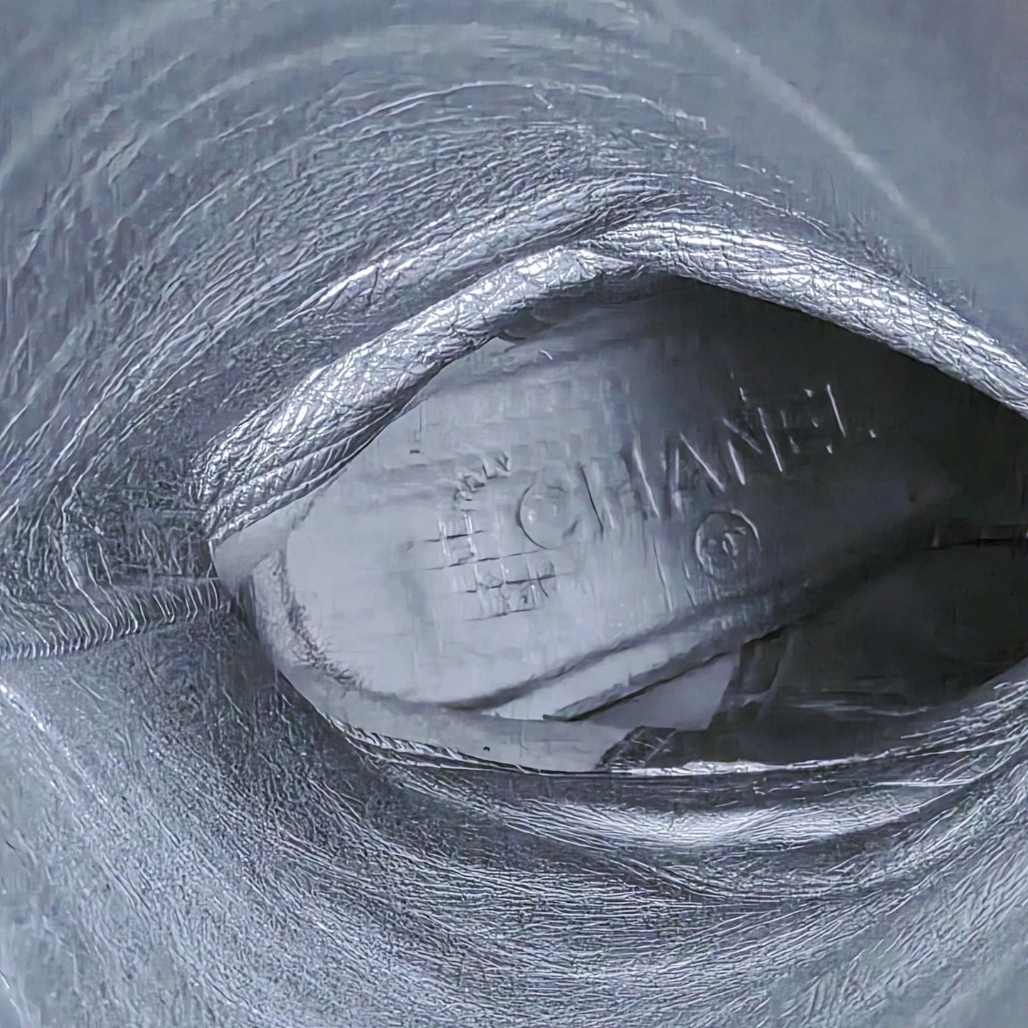 CHANEL Black Leather Knee High Boots Single CC Logo Size 35.5 Made in Italy