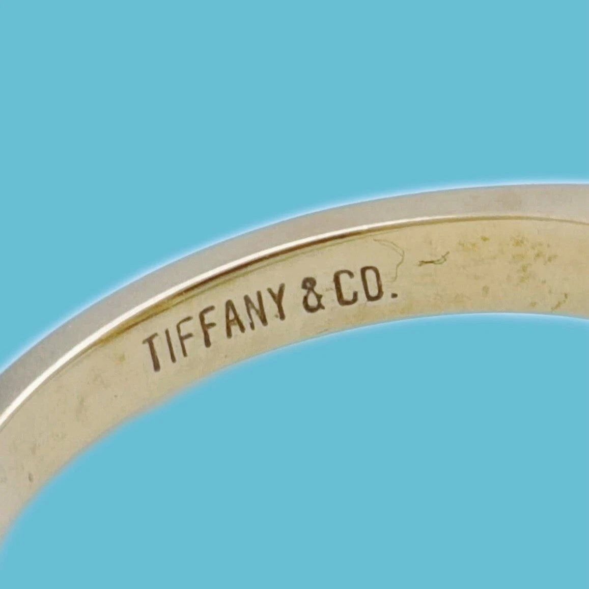RARE Vintage Tiffany & Co. Opal Emerald Ring 14k Yellow Gold Oval Cabochon Ring