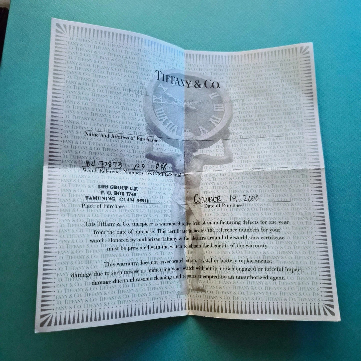 Vintage Tiffany & Co. TESORO 18k Yellow Gold Stainless Steel 2-Tone Quartz Watch