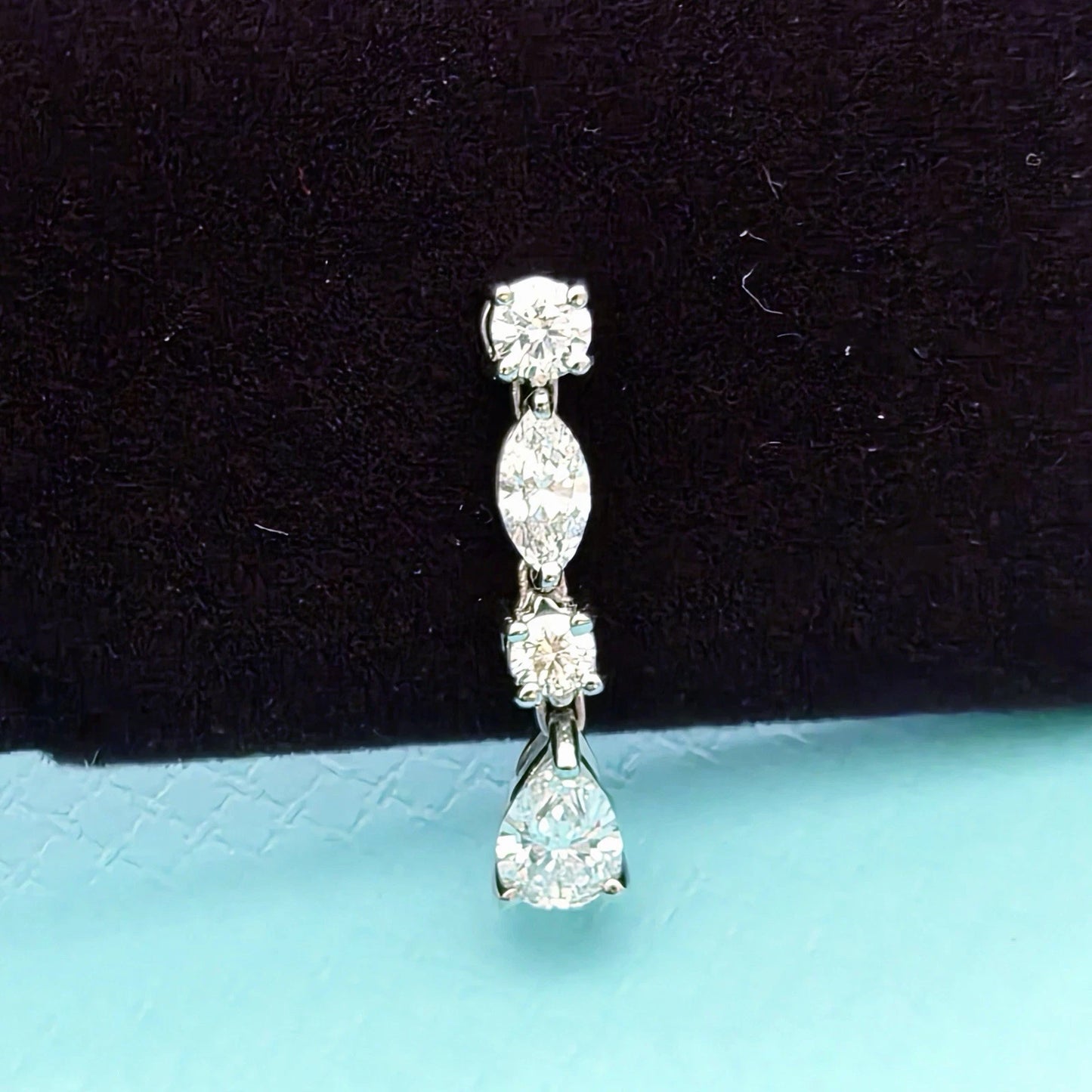 Tiffany & Co. Jazz 1.70 TCW Diamond Drop Earrings Platinum PT950
