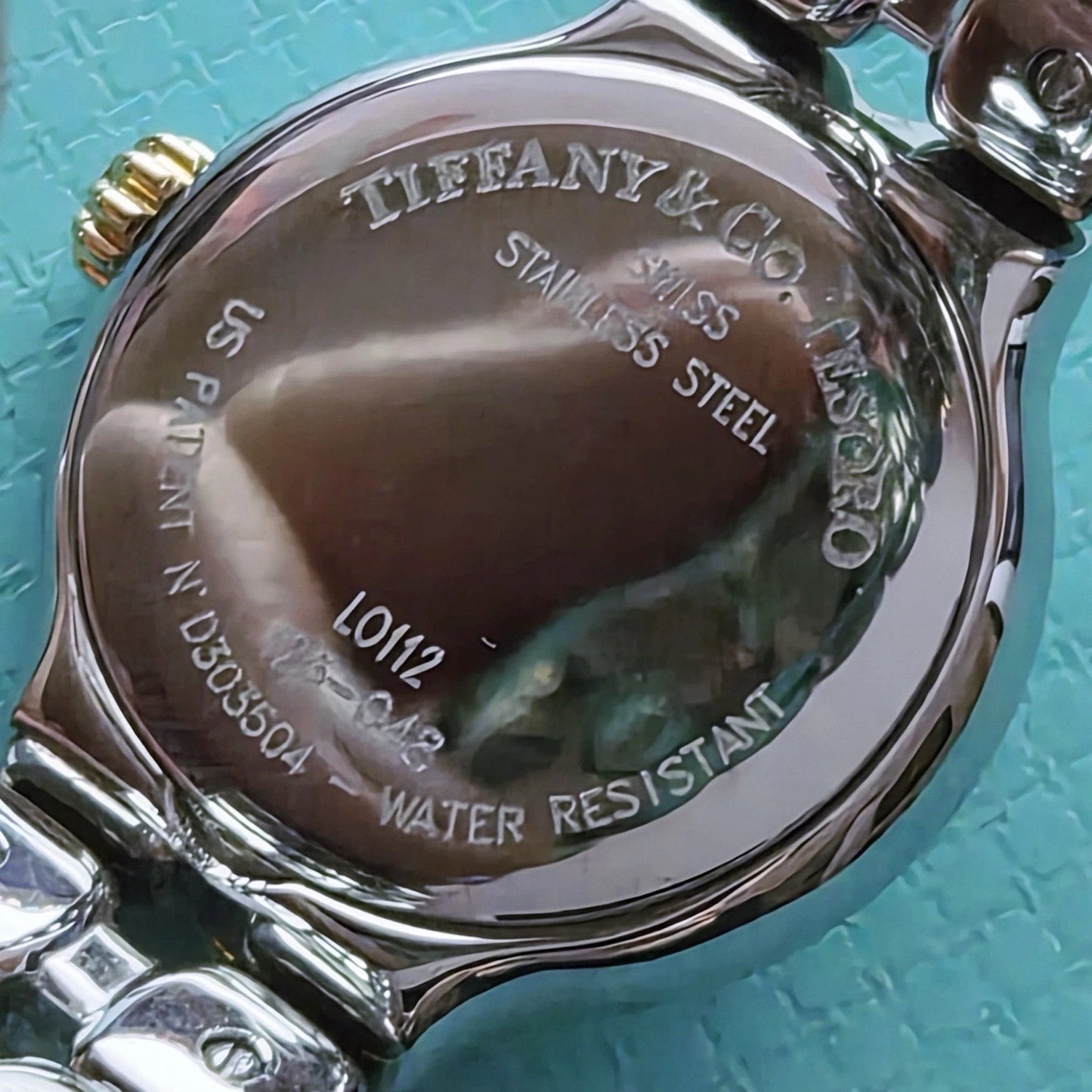 Vintage Tiffany & Co. TESORO 18k Yellow Gold Stainless Steel 2-Tone Quartz Watch