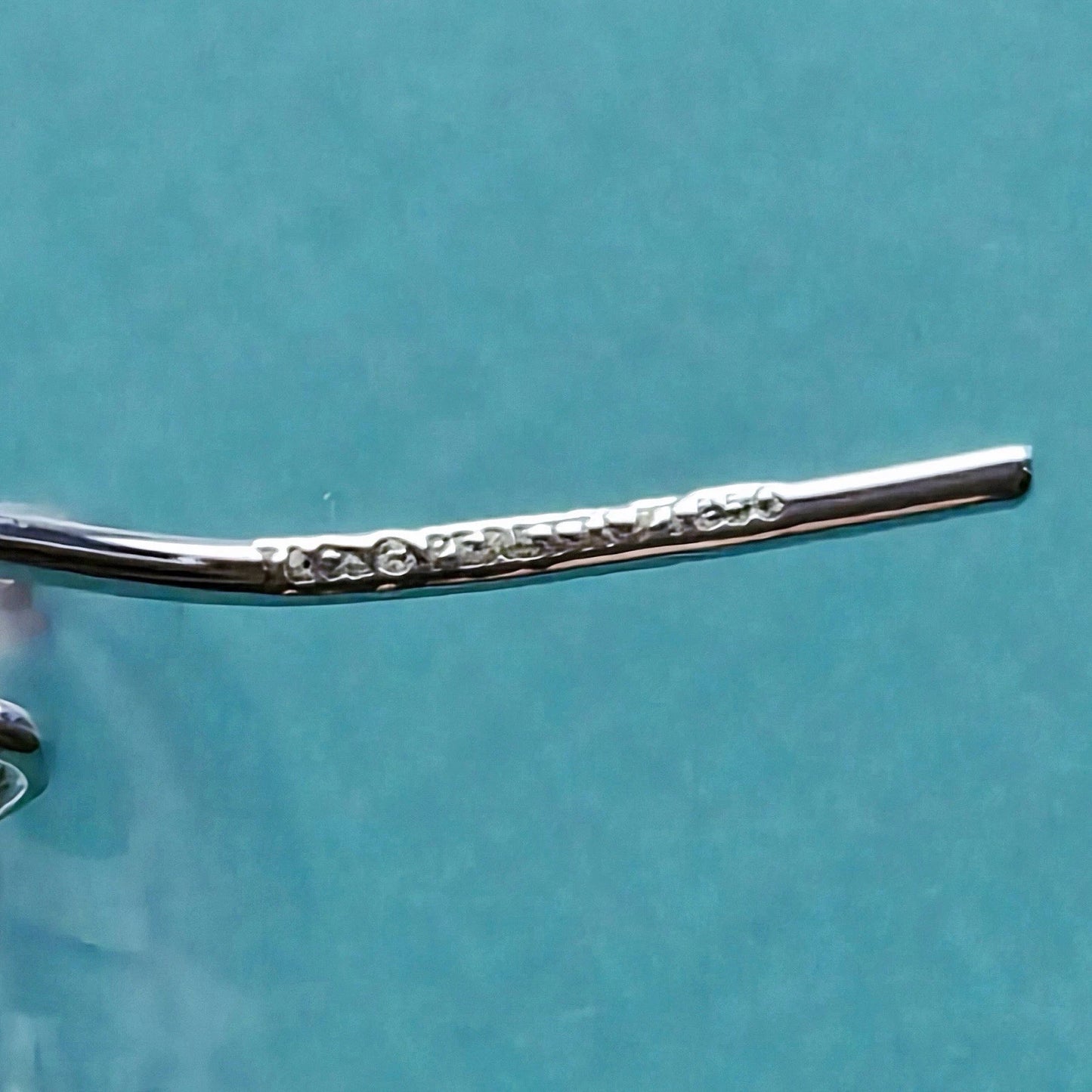 RARE Tiffany & Co. Elsa Peretti Platinum Diamond Rock Crystal Drop Earrings