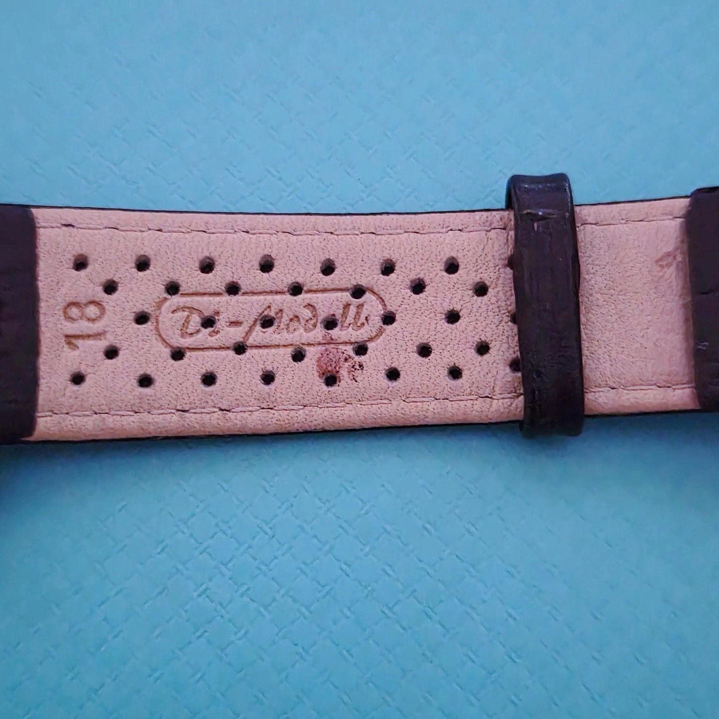 Vintage Tiffany & Co. Square Watch Ruby Diamond Dial Manual Winding Circa 1950