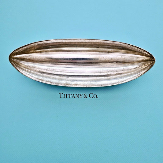 EXTREMELY RARE Vintage 1900s Tiffany & Co. Art Nouveau Sterling Silver Bowl Tray
