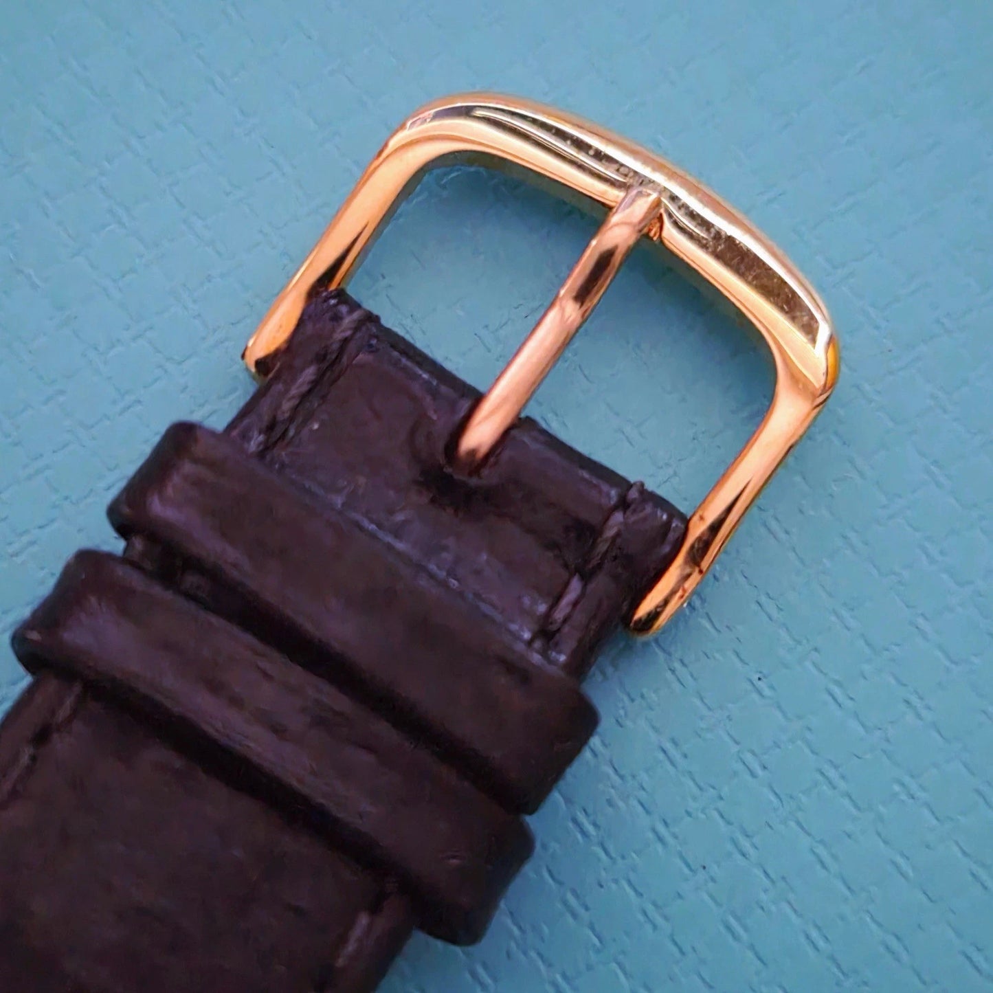 Vintage Tiffany & Co. Square Watch Ruby Diamond Dial Manual Winding Circa 1950