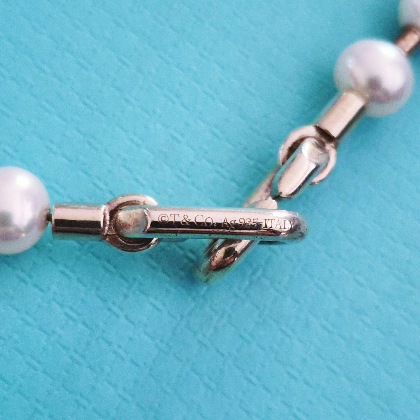 Tiffany & Co. Tiffany HardWear Freshwater Pearl Sterling Silver Bracelet