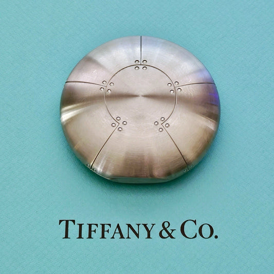 RARE Tiffany & Co. Streamerica Perisphere Trinket/ Pill Box, Paperweight 145g