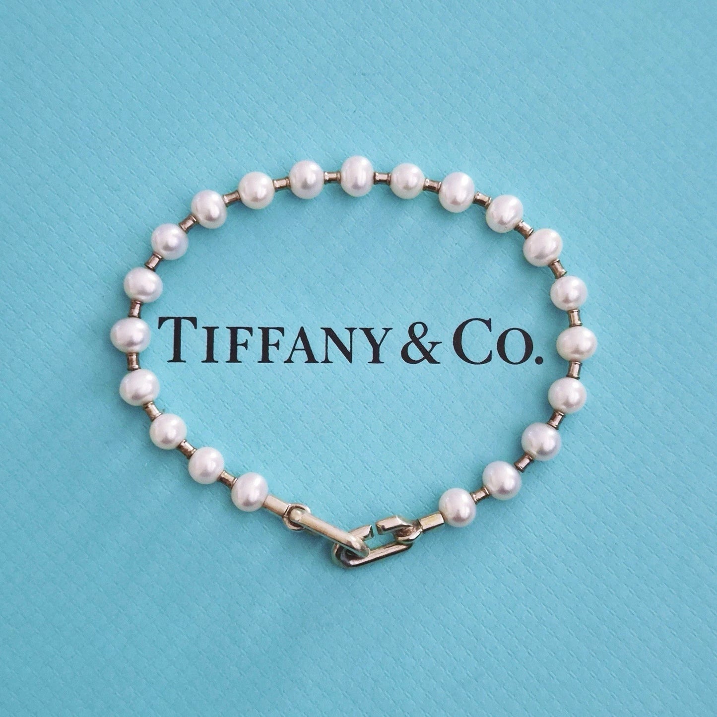 Tiffany & Co. Tiffany HardWear Freshwater Pearl Sterling Silver Bracelet