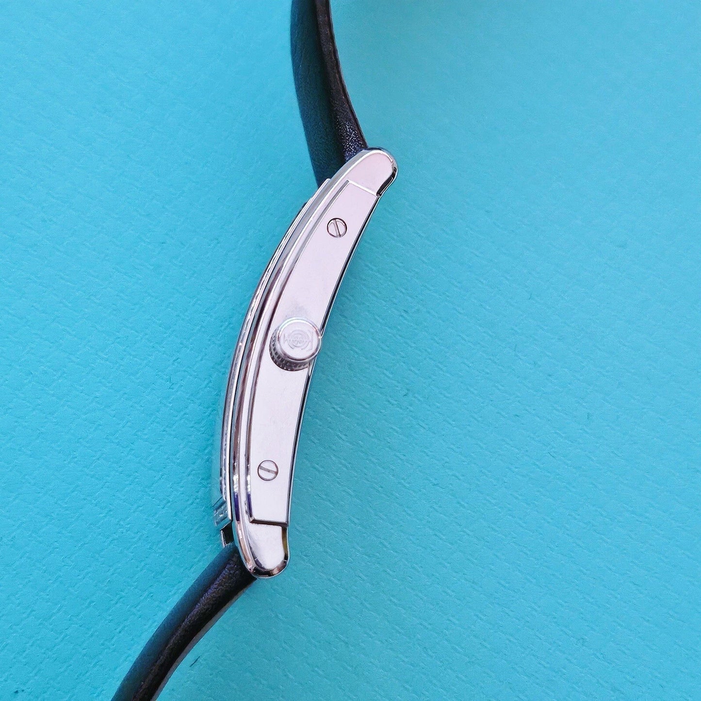 Tiffany & Co. Grand Diamond Rectangular Dial Quartz Movement Men Women Watch