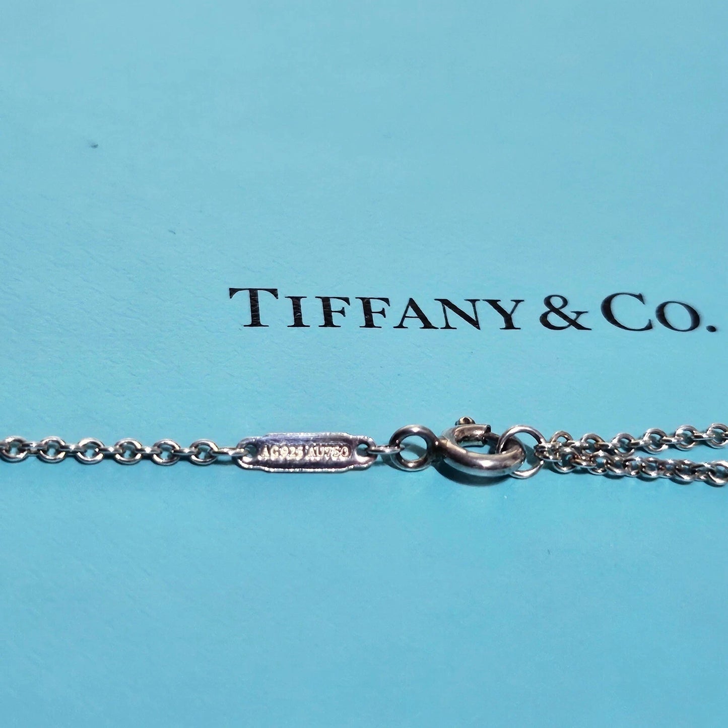 Tiffany & Co. Mixed Bead Chain 18K Gold and Sterling Silver Adjustable Necklace