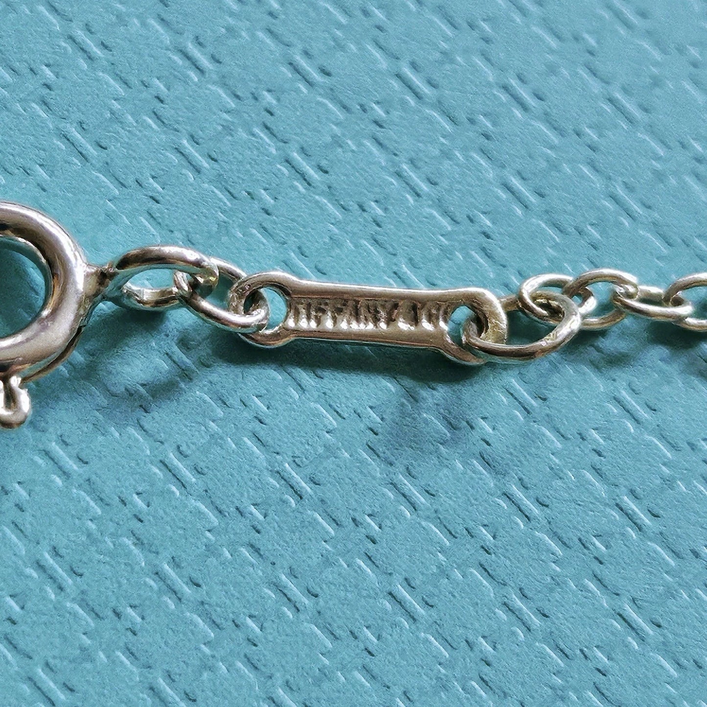 Vintage Tiffany & Co. Elsa Peretti Teardrop Silver Bead Necklace 23.5”