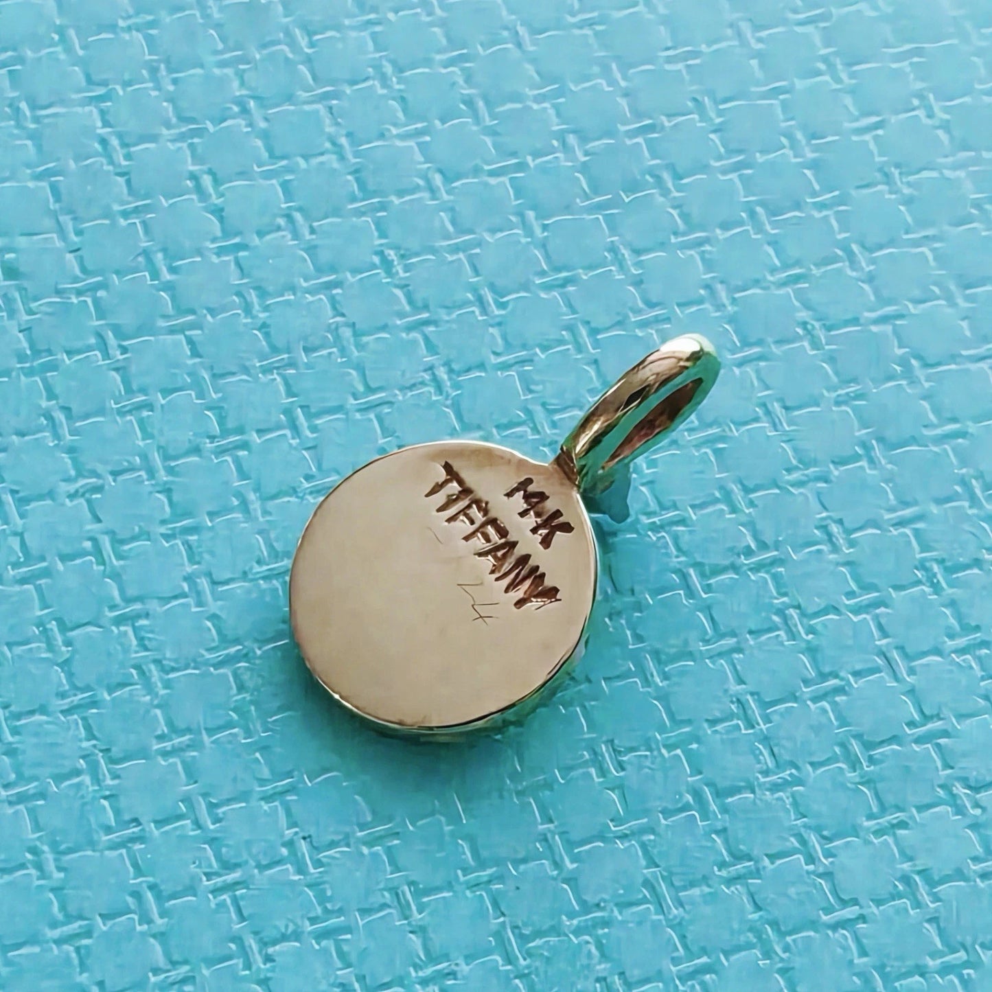 Vintage Tiffany & Co. 14k Yellow Gold Diamond Leo Zodiac Pendant Charm