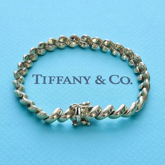 Vintage Tiffany & Co. 14k Yellow Gold San Marco Link Bracelet