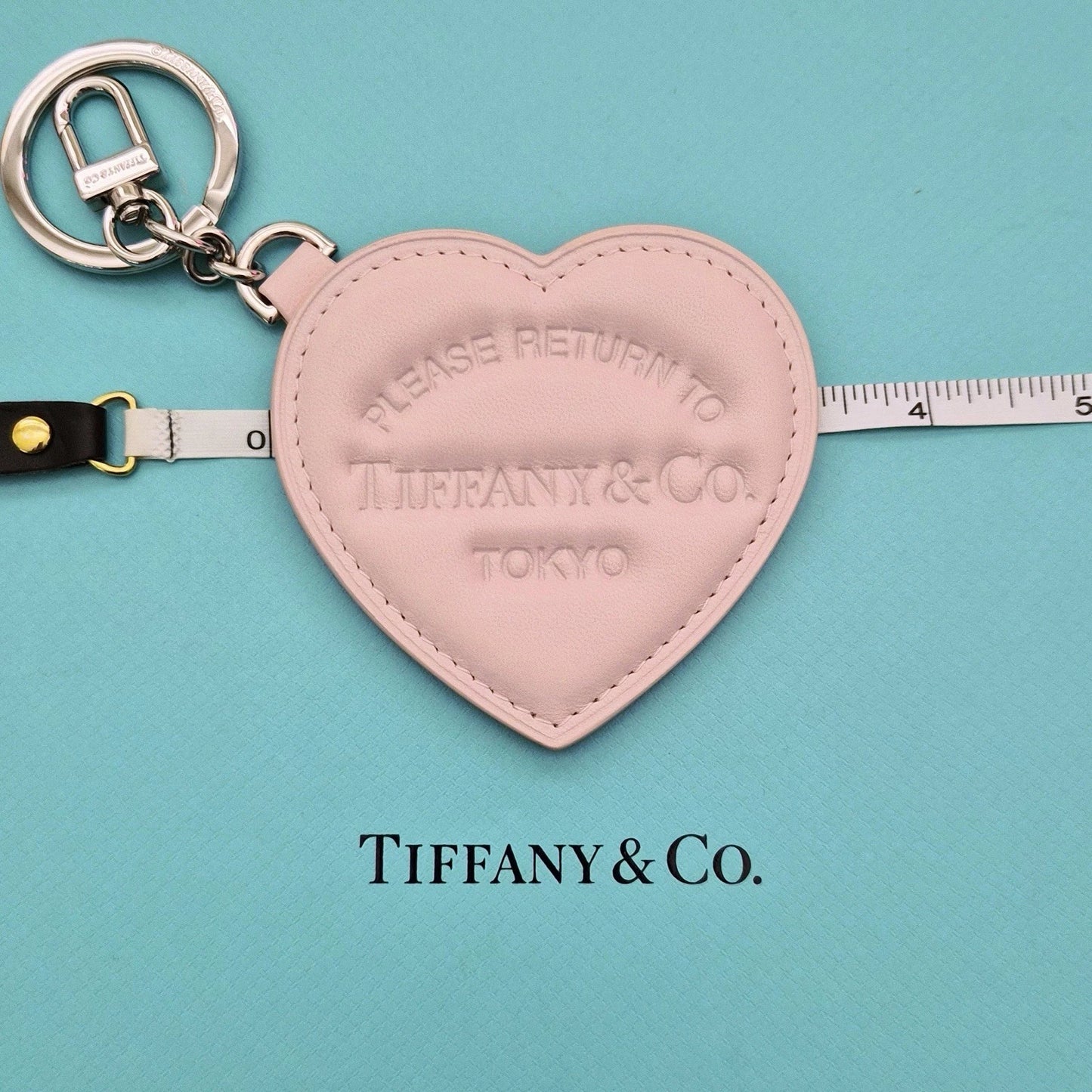 Tiffany & Co. Padded Bag Charm in Tiffany Baby Pink Italy Leather