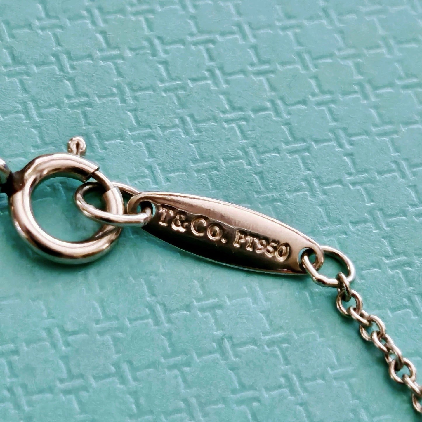 $5,200++ Tiffany & Co. Elsa Peretti .40tcw Diamond By The Yard Platinum Bracelet