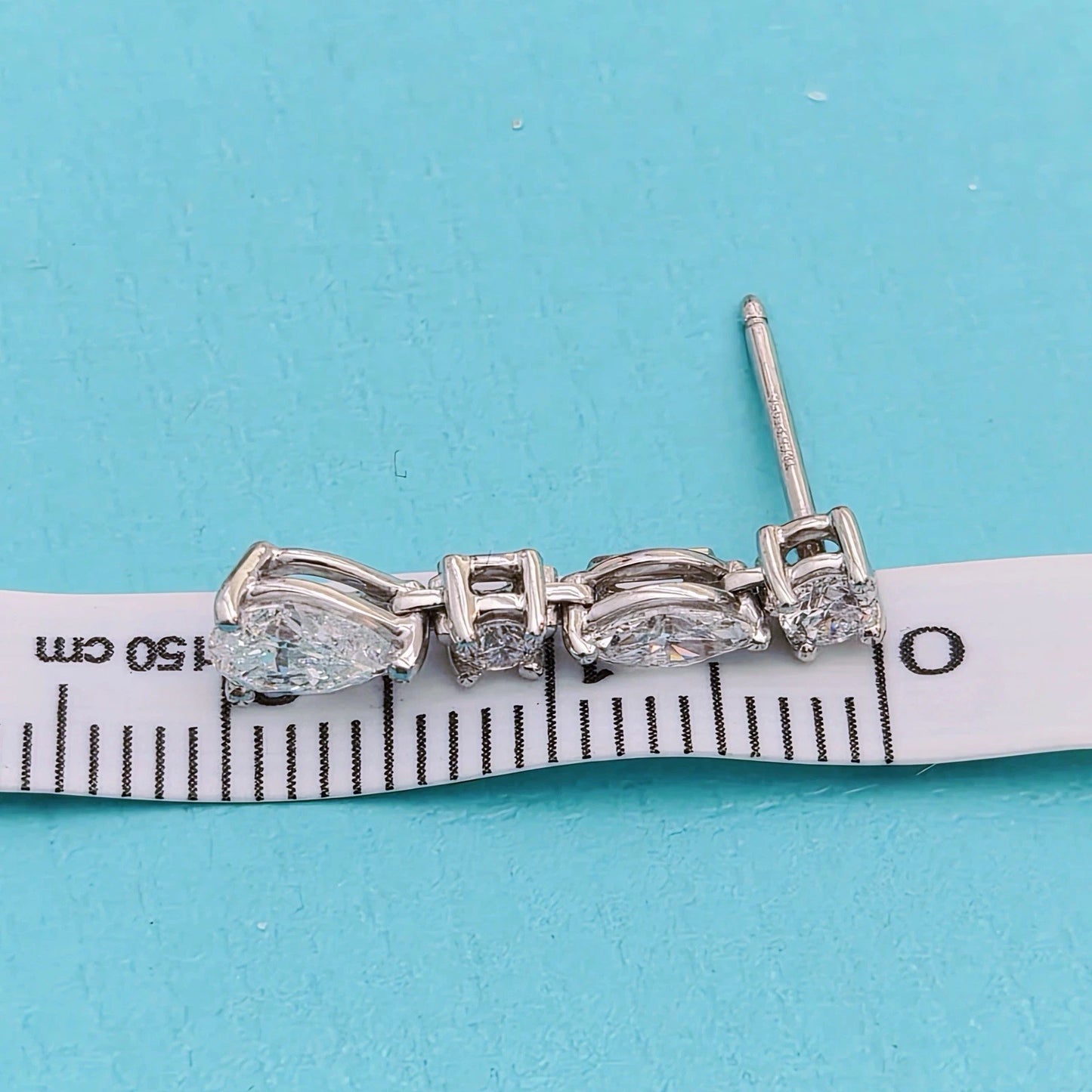 Tiffany & Co. Jazz 1.70 TCW Diamond Drop Earrings Platinum PT950