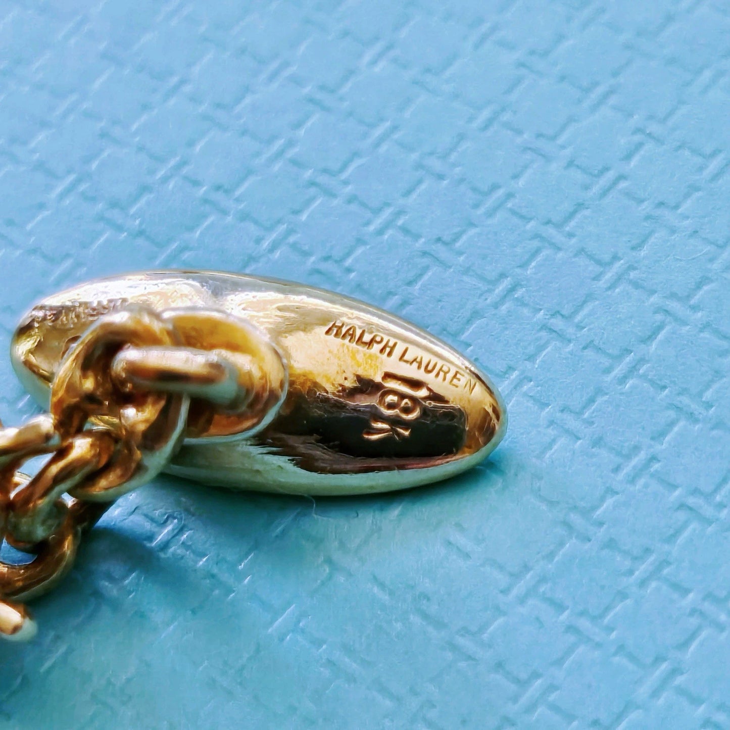 RARE Vintage Tiffany & Co. x Ralph Lauren 18k Yellow Gold Ship’s Wheel Cufflinks