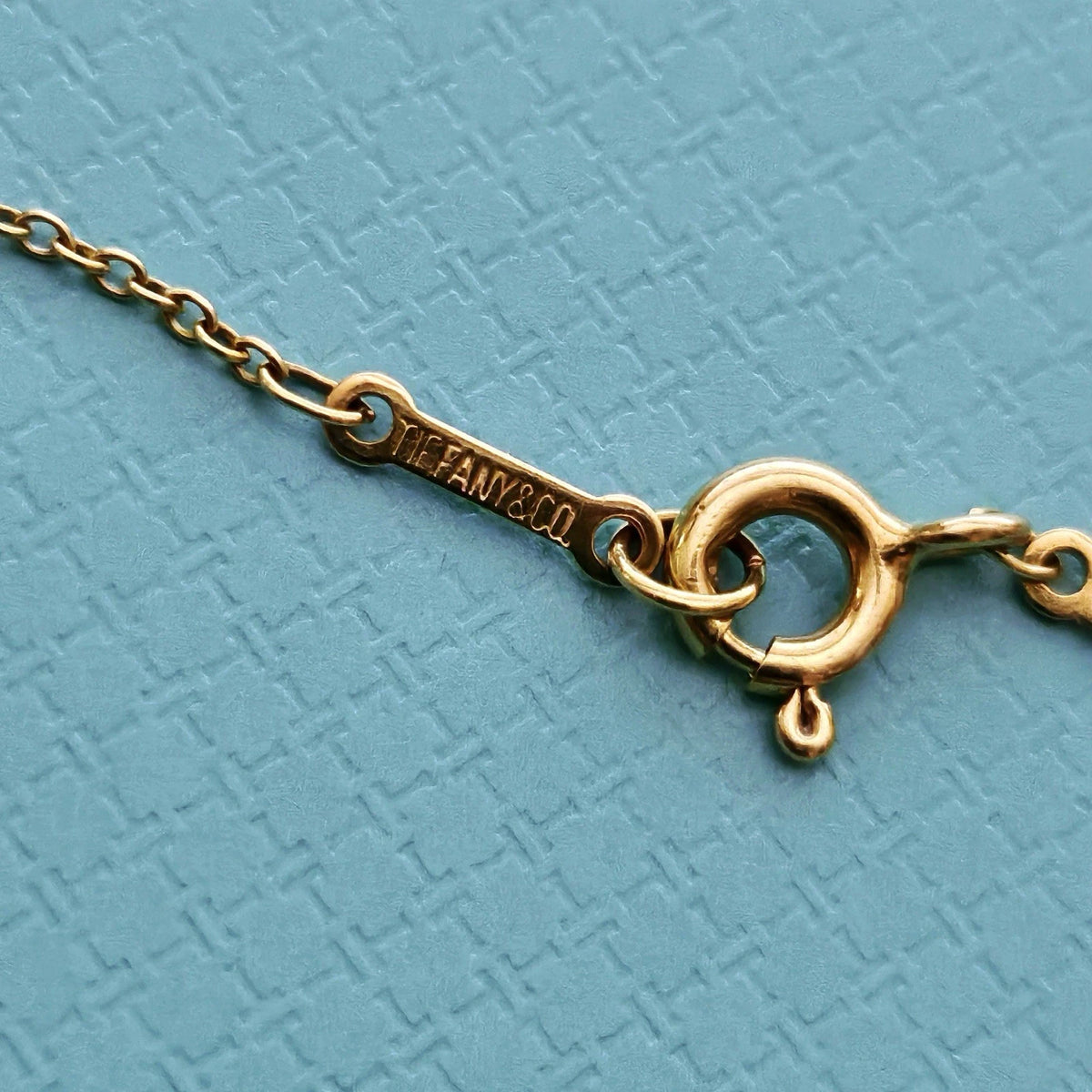 $3,400 Tiffany & Co. Elsa Peretti Diamond By The Yard 18k Yellow Gold Bracelet