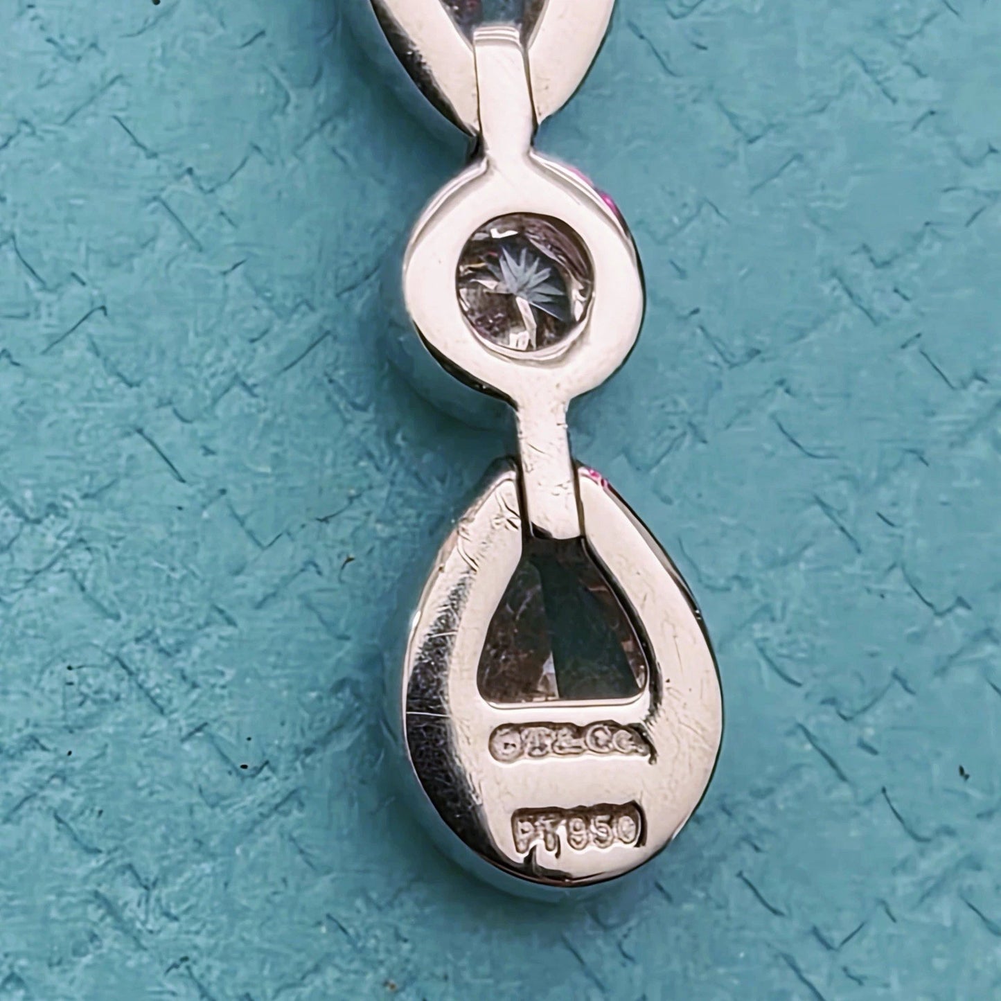 Tiffany & Co. Jazz Tear Drop Pear Shape & Brilliant Cut Diamond Necklace