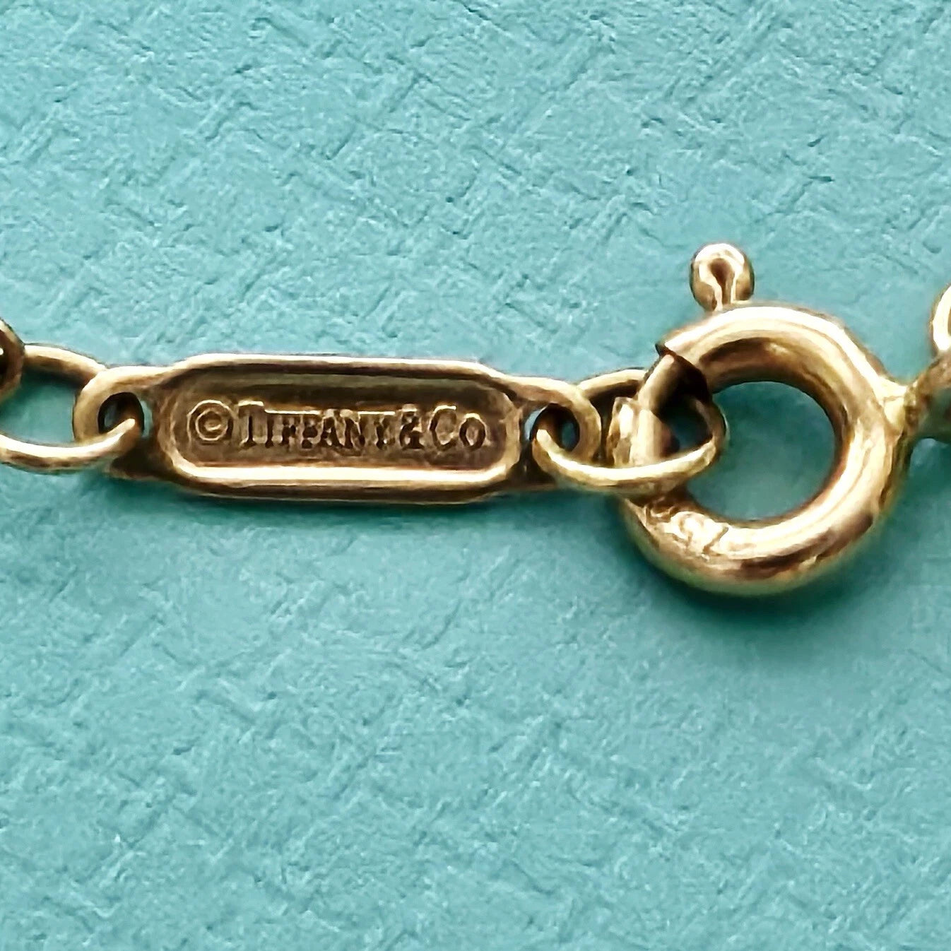 $4,800 Tiffany & Co. 18k Rose Gold Diamond Crown Key Pendant Necklace