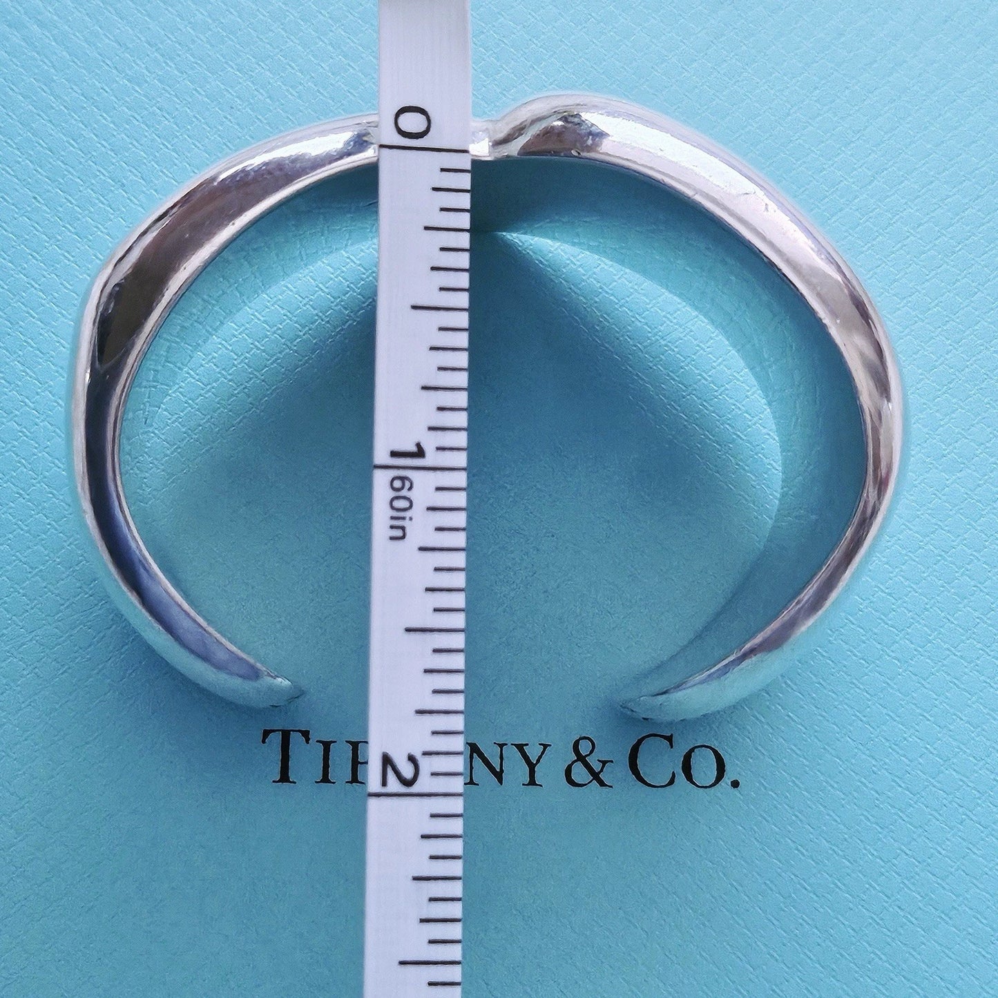 RARE Vintage 1979 Tiffany & Co. Elsa Peretti Libra Cuff Sterling Silver Bracelet