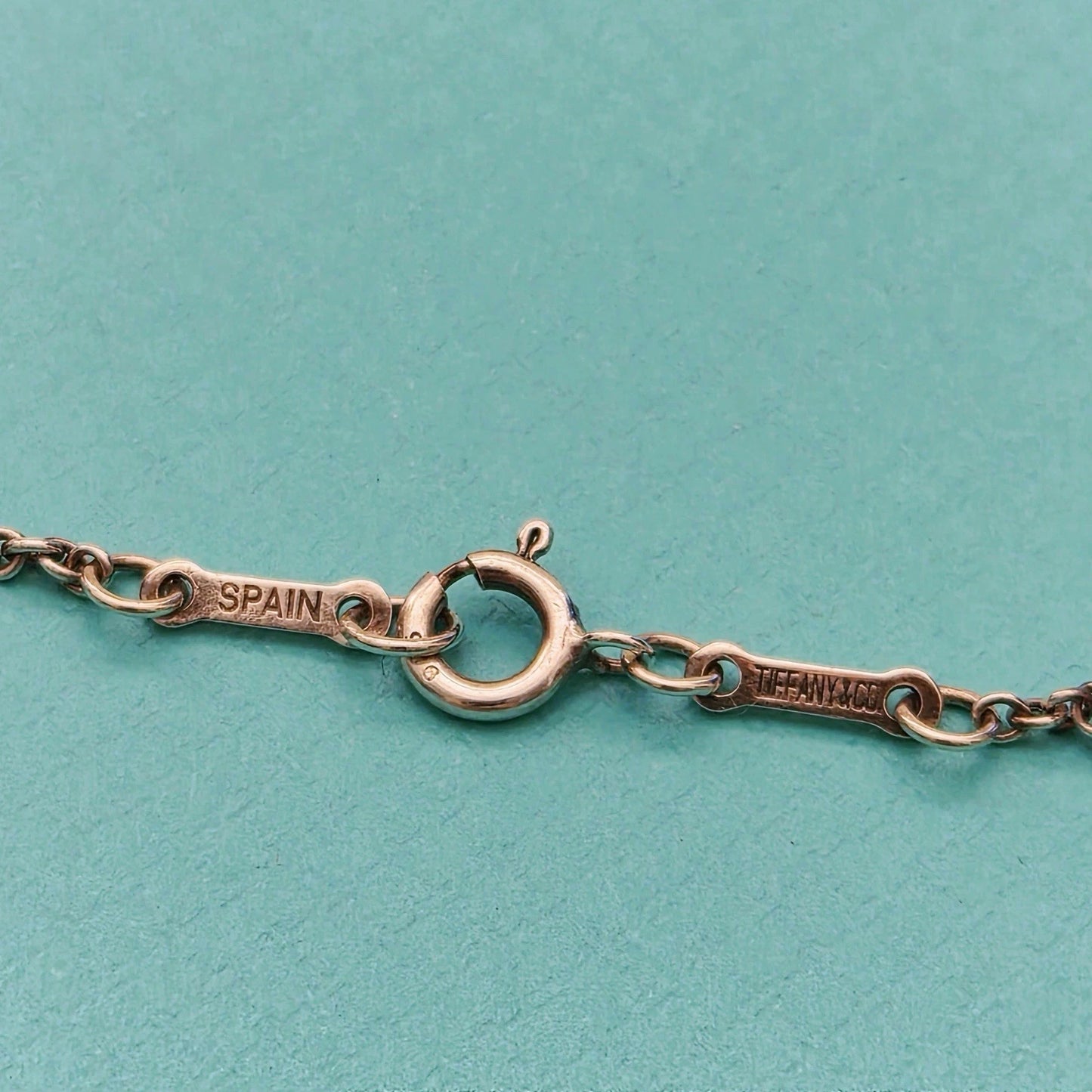 RARE Vintage Tiffany & Co. Elsa Peretti Open Bottle Sterling Silver Necklace